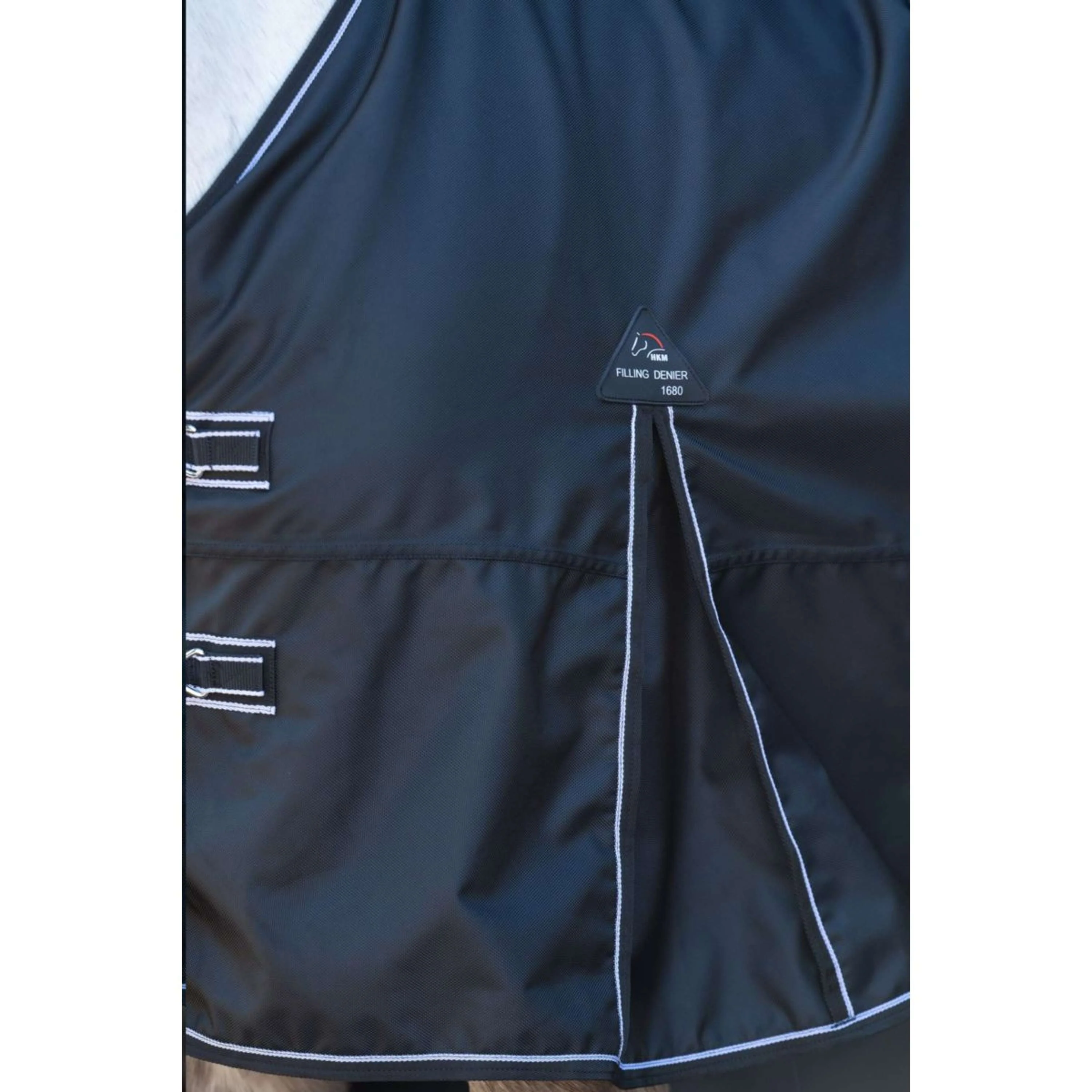 HKM Couverture d'Extérieur Premium 1680D 300g Nylon Doublure Noir - Image 3