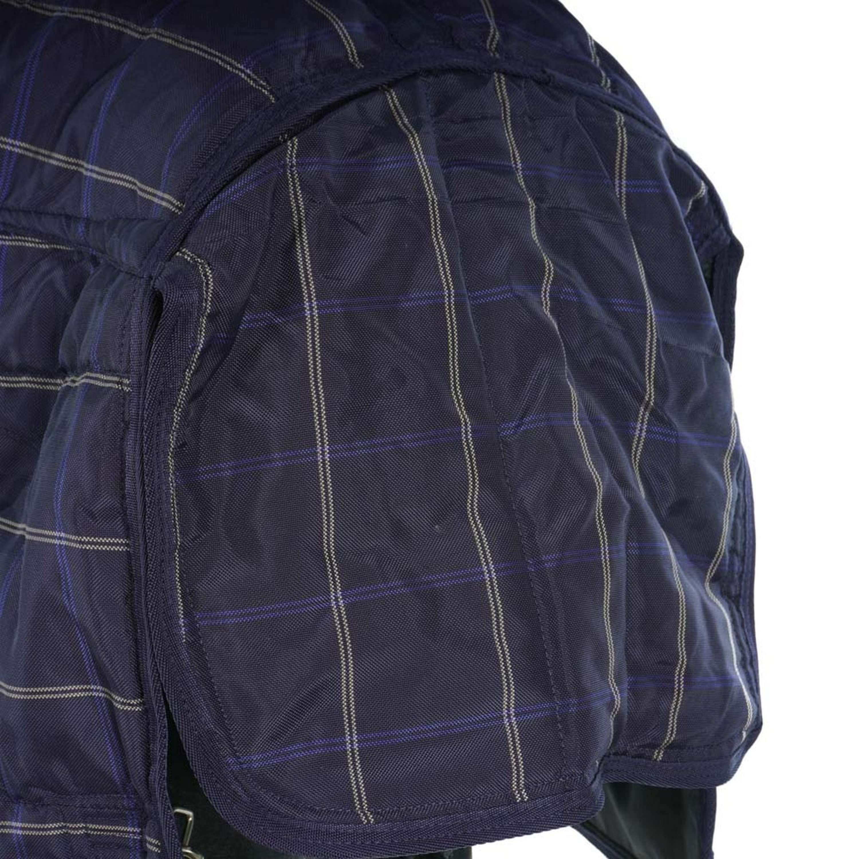 HKM Couverture d'hiver/d'écurie 200g Coton 1200D Bleu foncé - Image 8