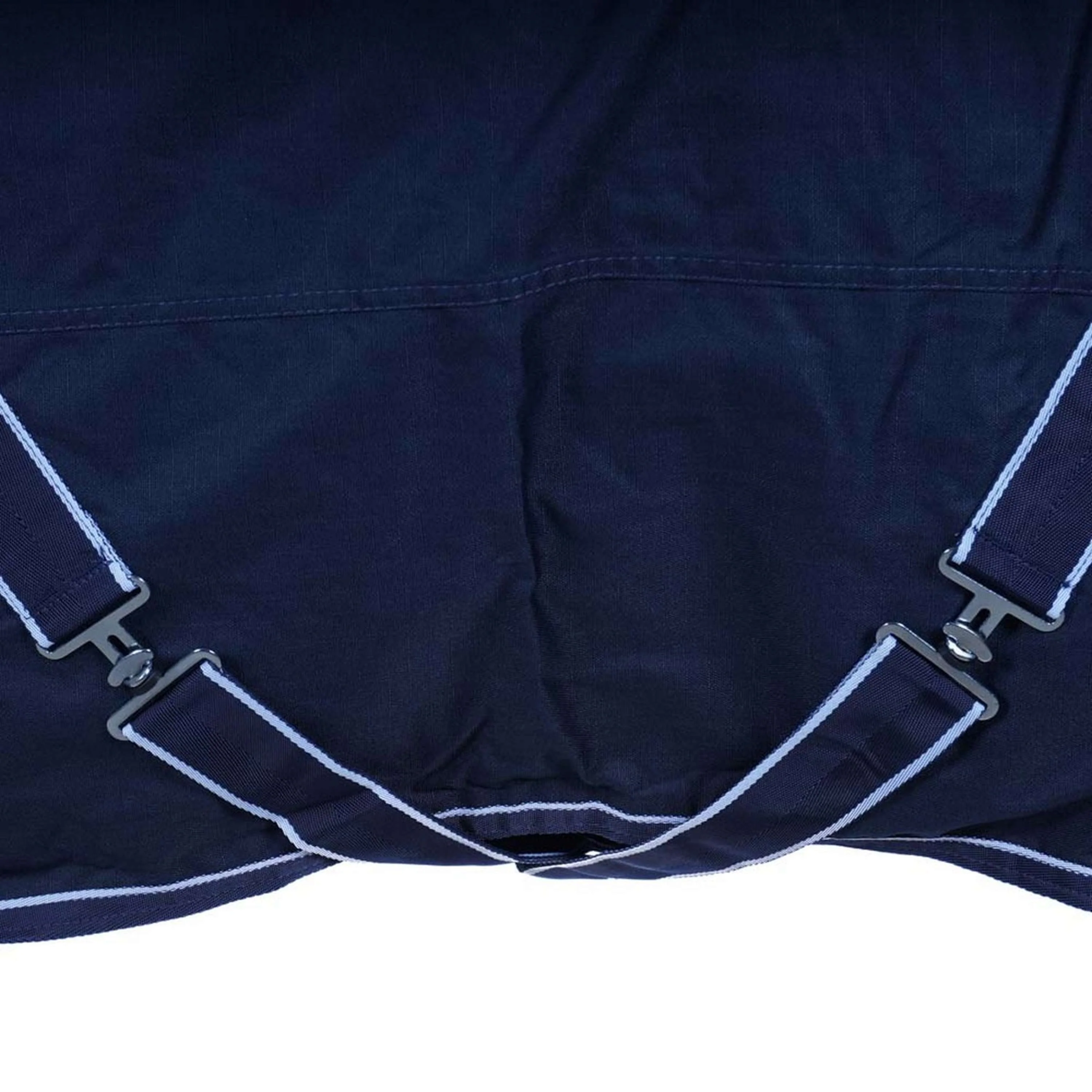 HKM Couverture d'Hiver Starter 600D Highneck avec Polarfleece 0g Bleu Foncé - Image 6