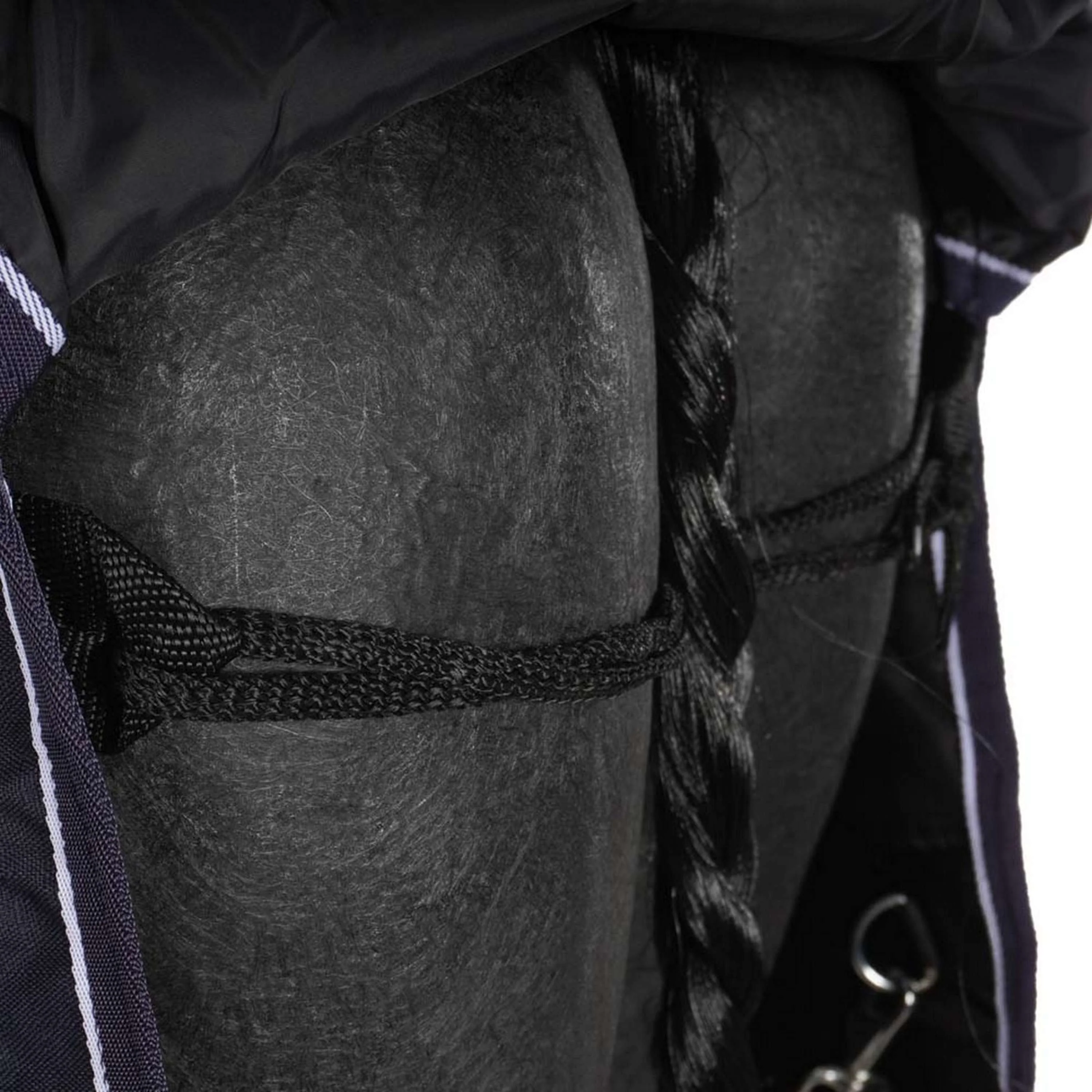HKM Couverture d'Hiver Starter 600D Highneck avec Polarfleece 0g Bleu Foncé - Image 7
