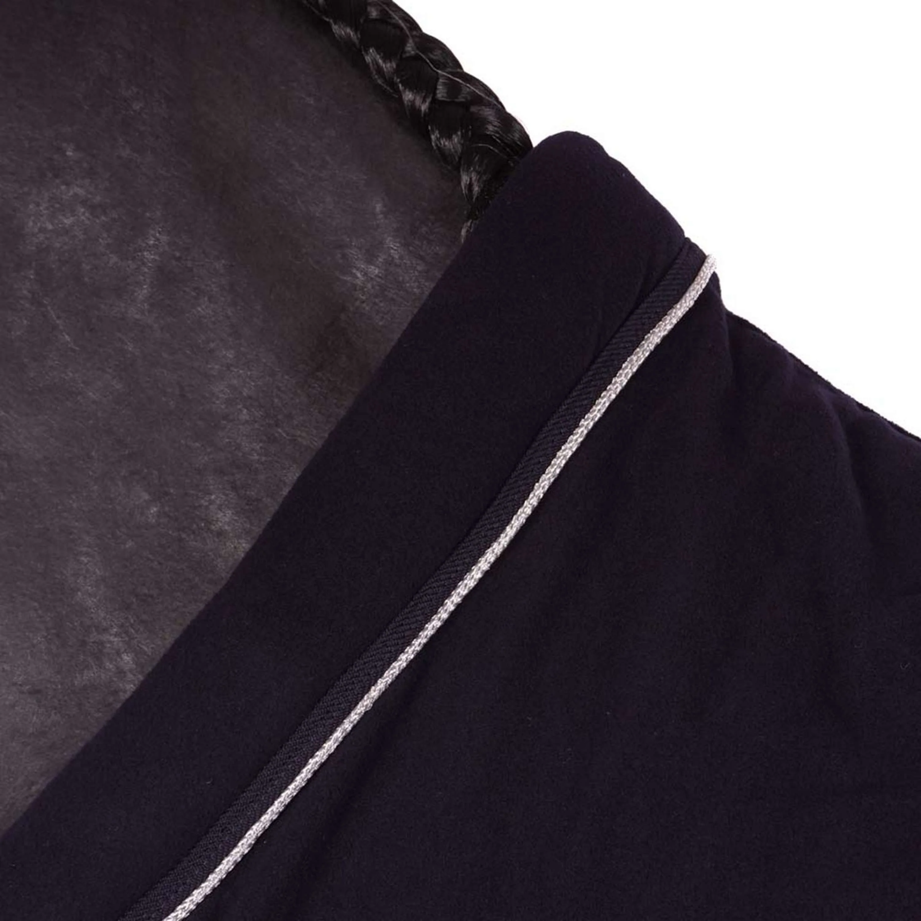 HKM Couverture Polaire avec Col Bleu Foncé - Image 4