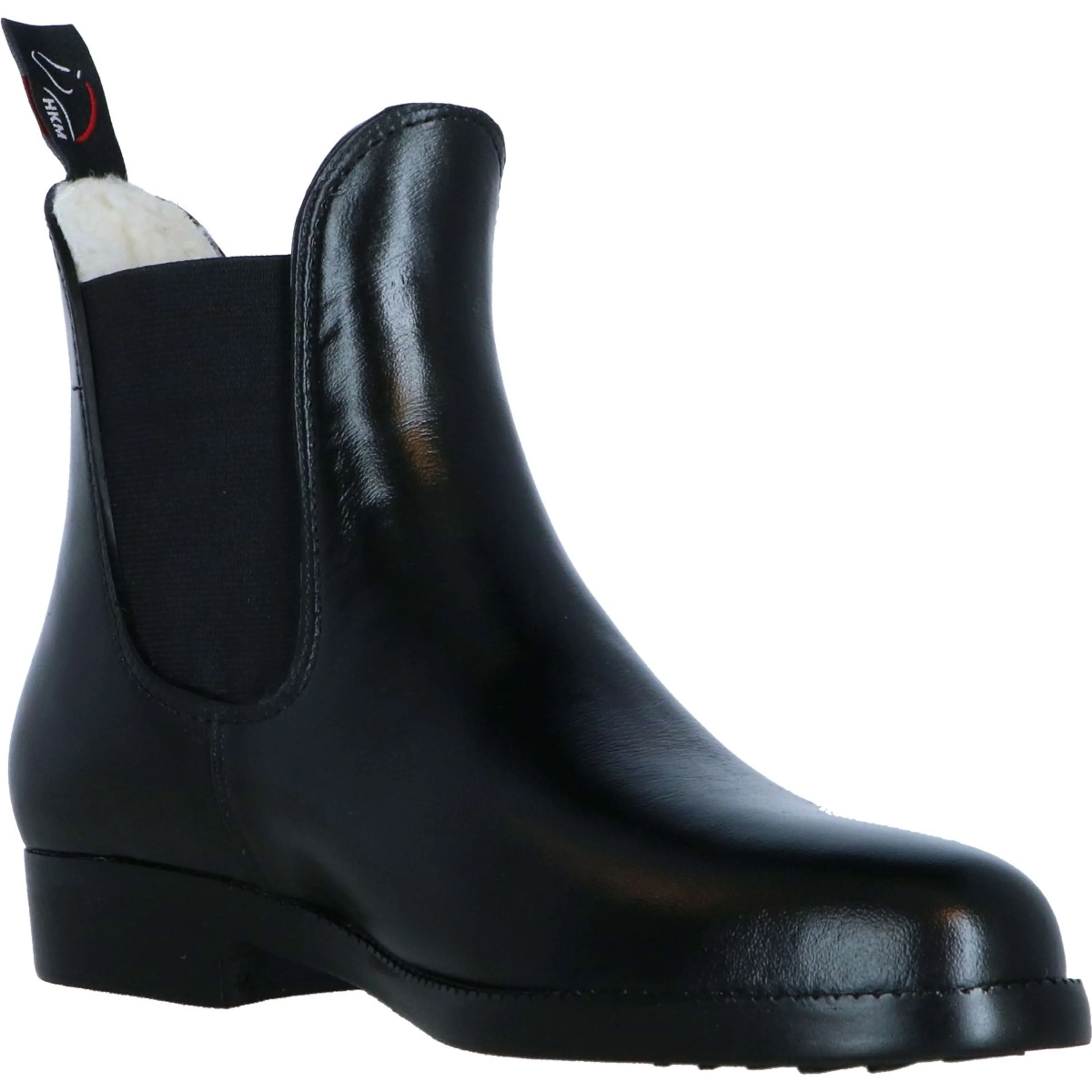 HKM Jodhpurs en Caoutchouc avec Doublure Teddy Noir - Image 7