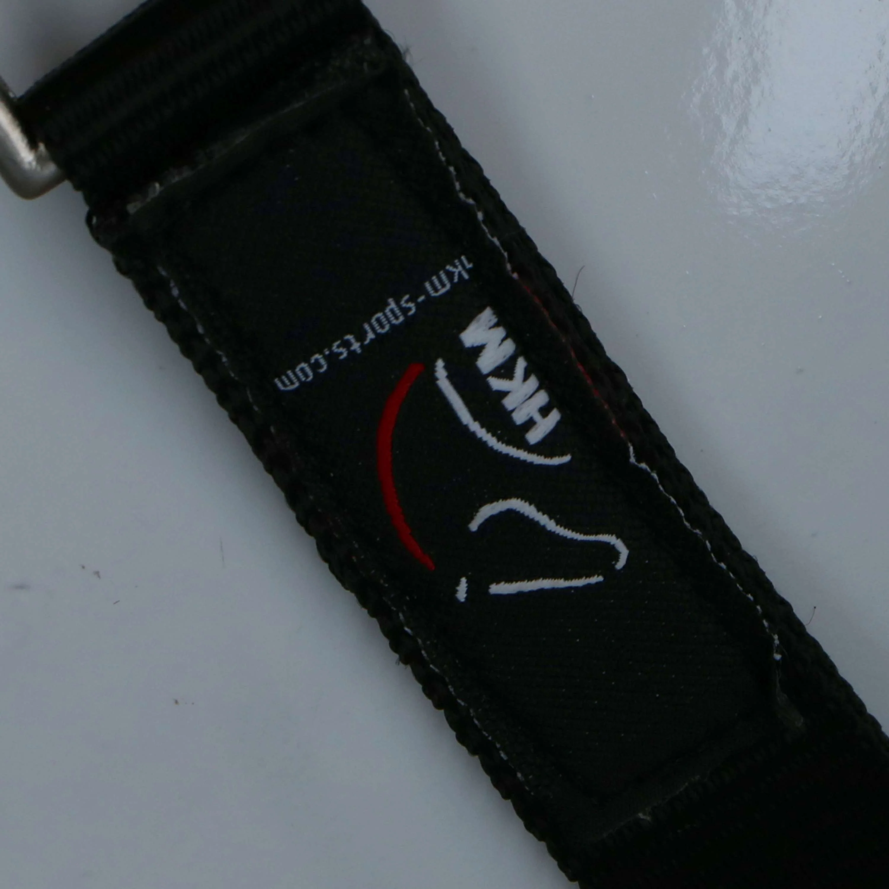 HKM Licol + Corde Crystal Souple Rembourrage Noir/Gris - Image 4