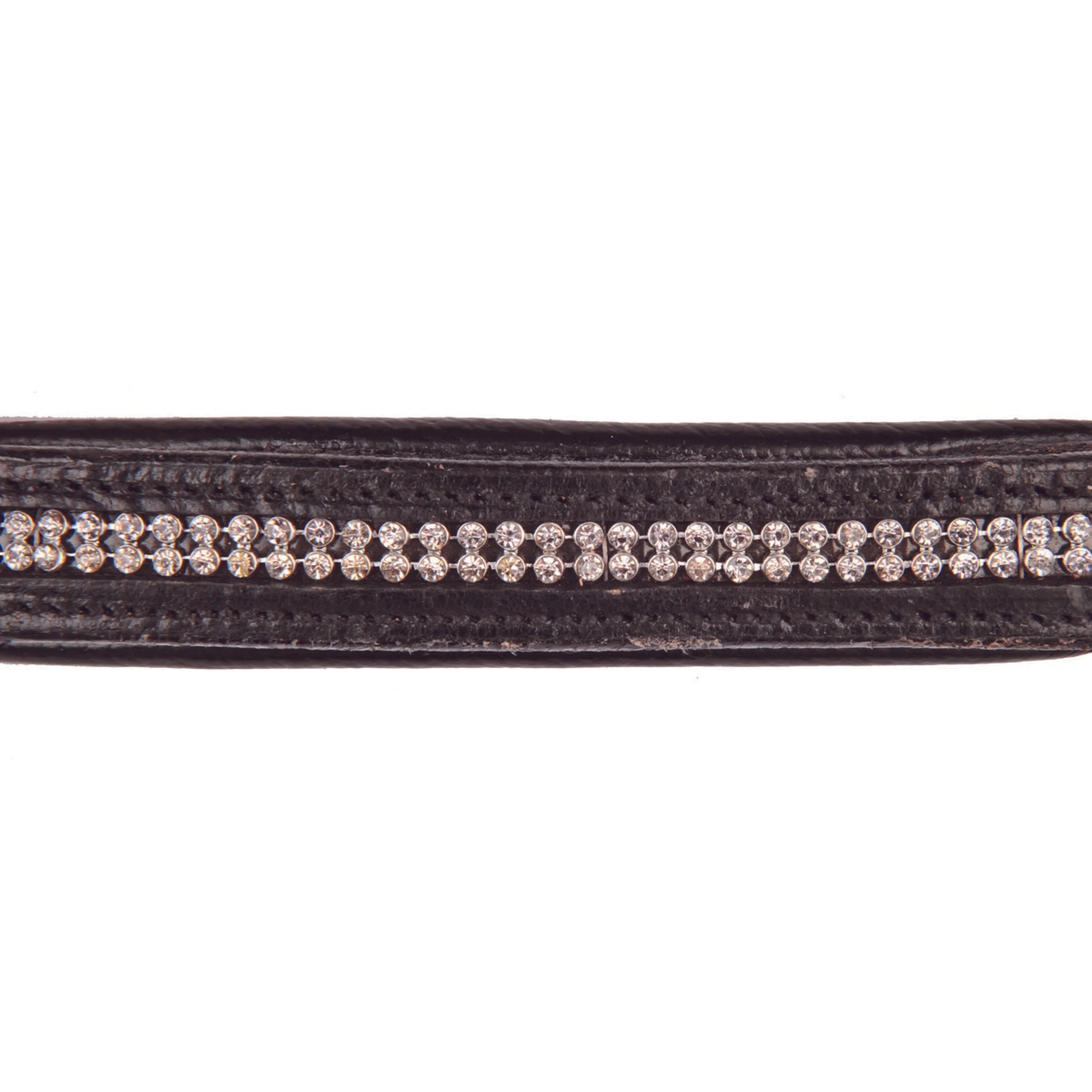 HKM Licol Diamond Cuir Noir - Image 2