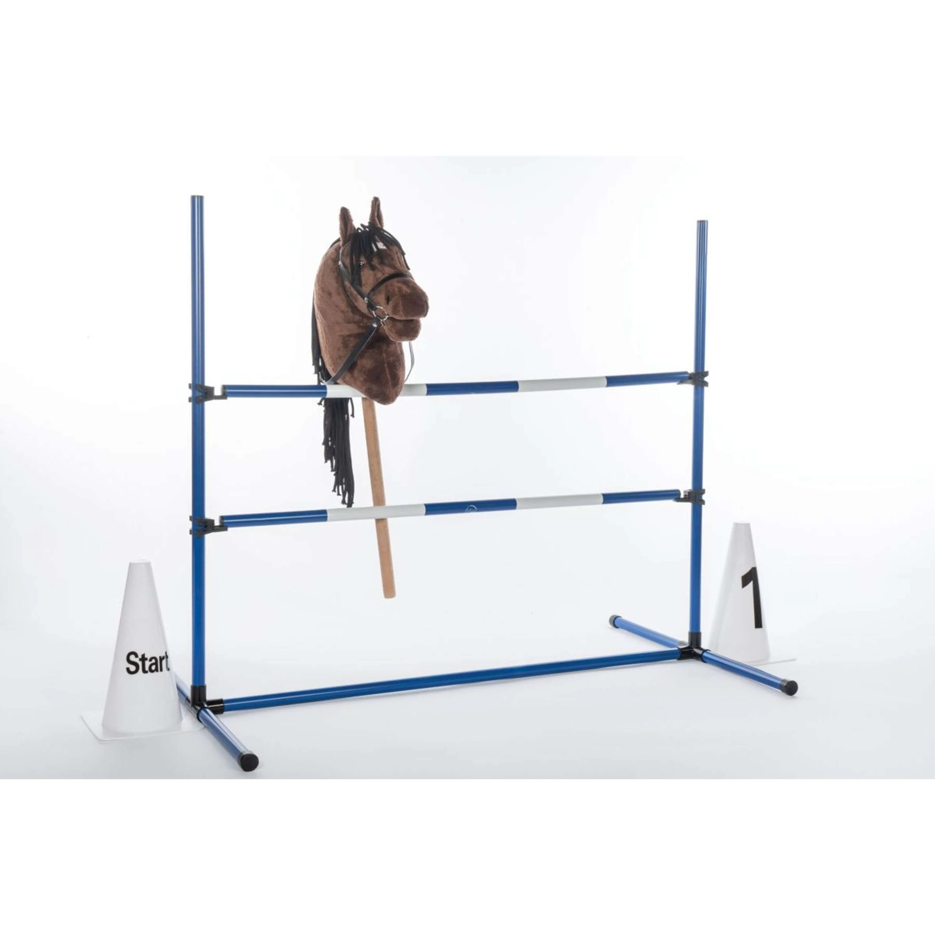 HKM Numéros d'obstacles Hobby Horsing Blanc - Image 3