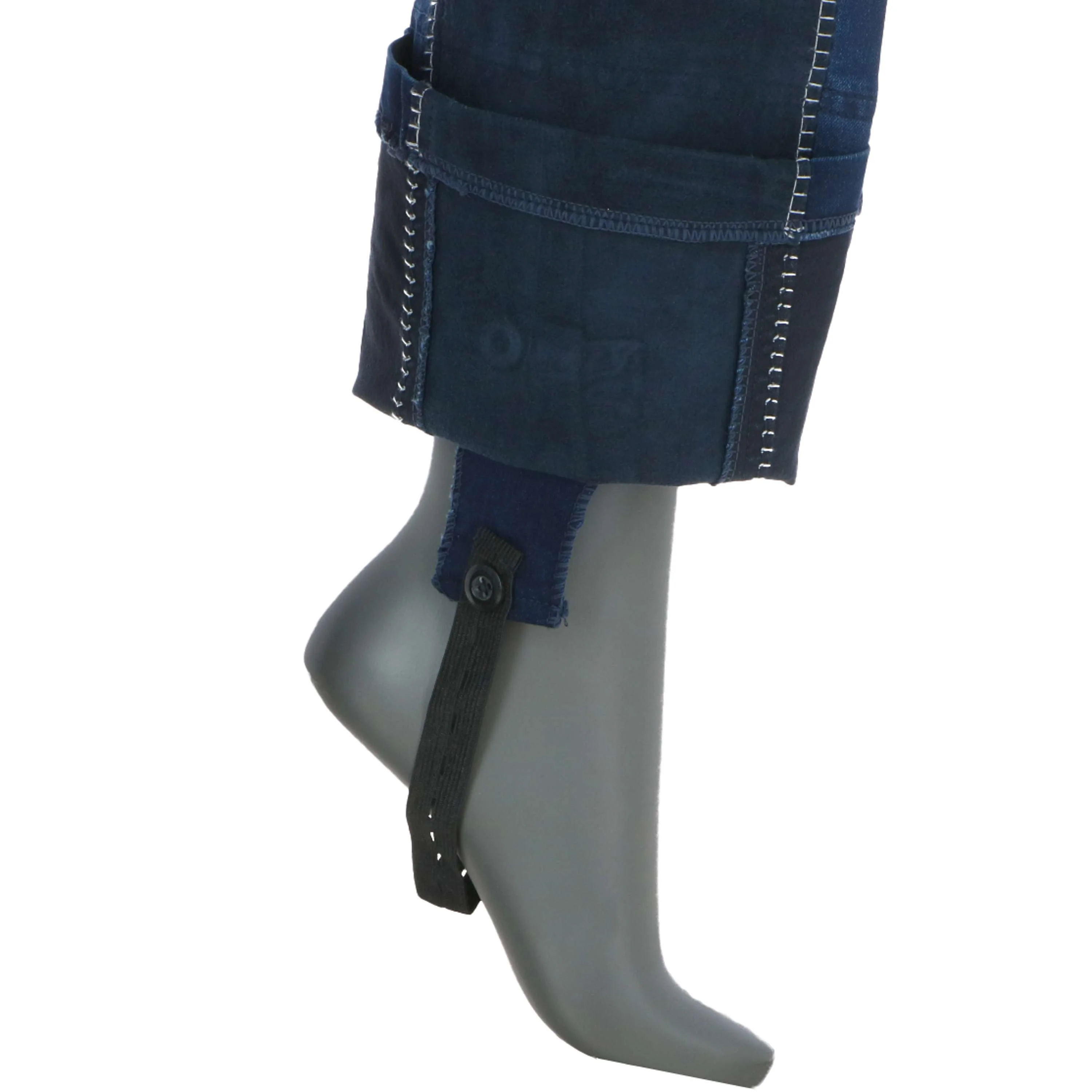 HKM Pantalon d'Équitation Summer Denim Bleu jeans/Bleu foncé - Image 8