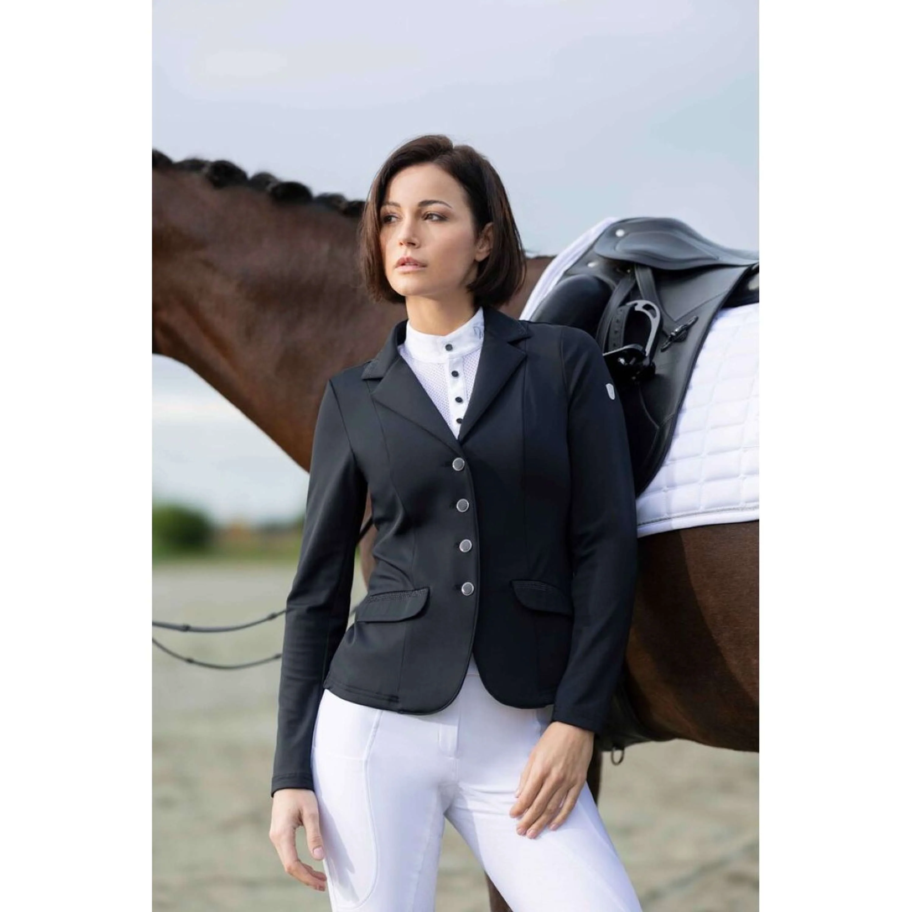 HKM Petite Veste de Concours Amalfi Noir - Image 2