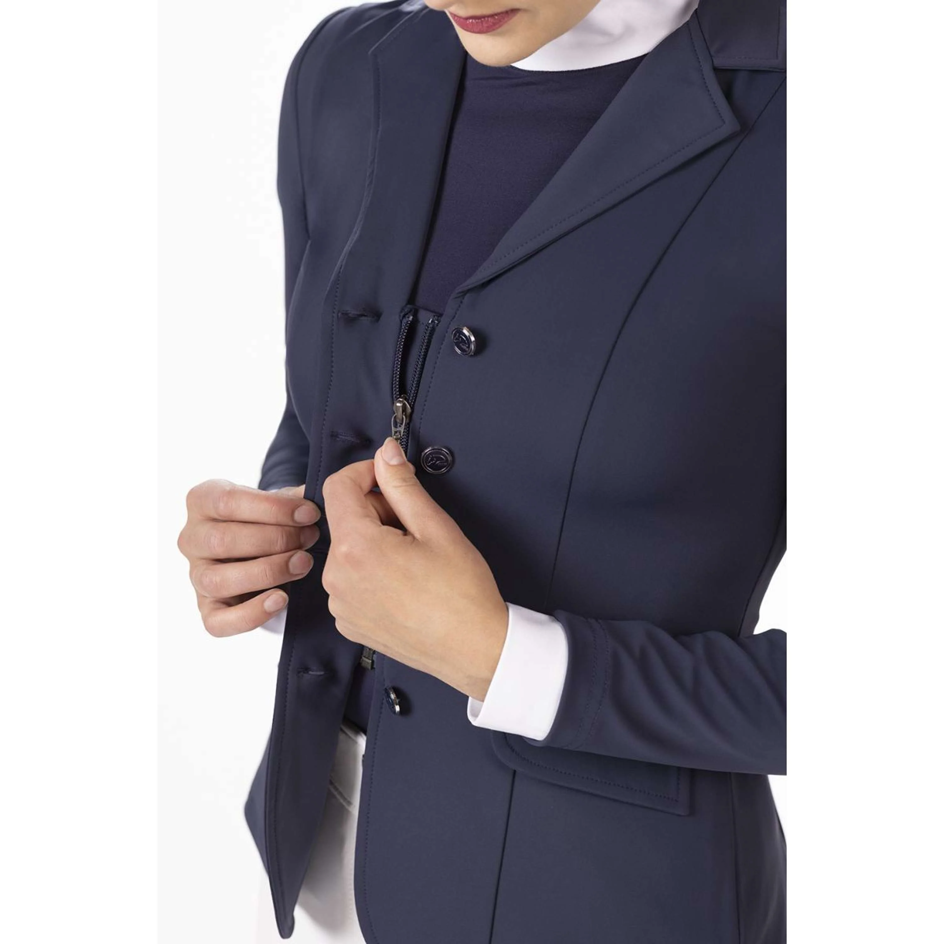 HKM Petite Veste de Concours Luisa Bleu Foncé - Image 2