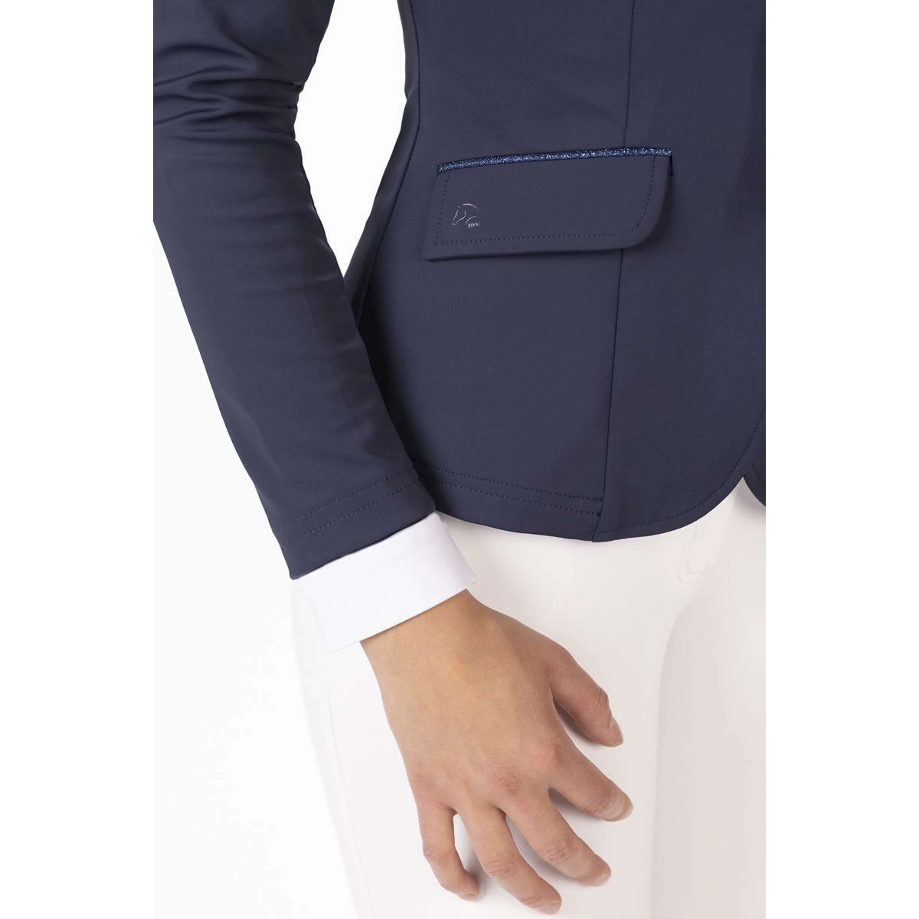 HKM Petite Veste de Concours Luisa Bleu Foncé - Image 4