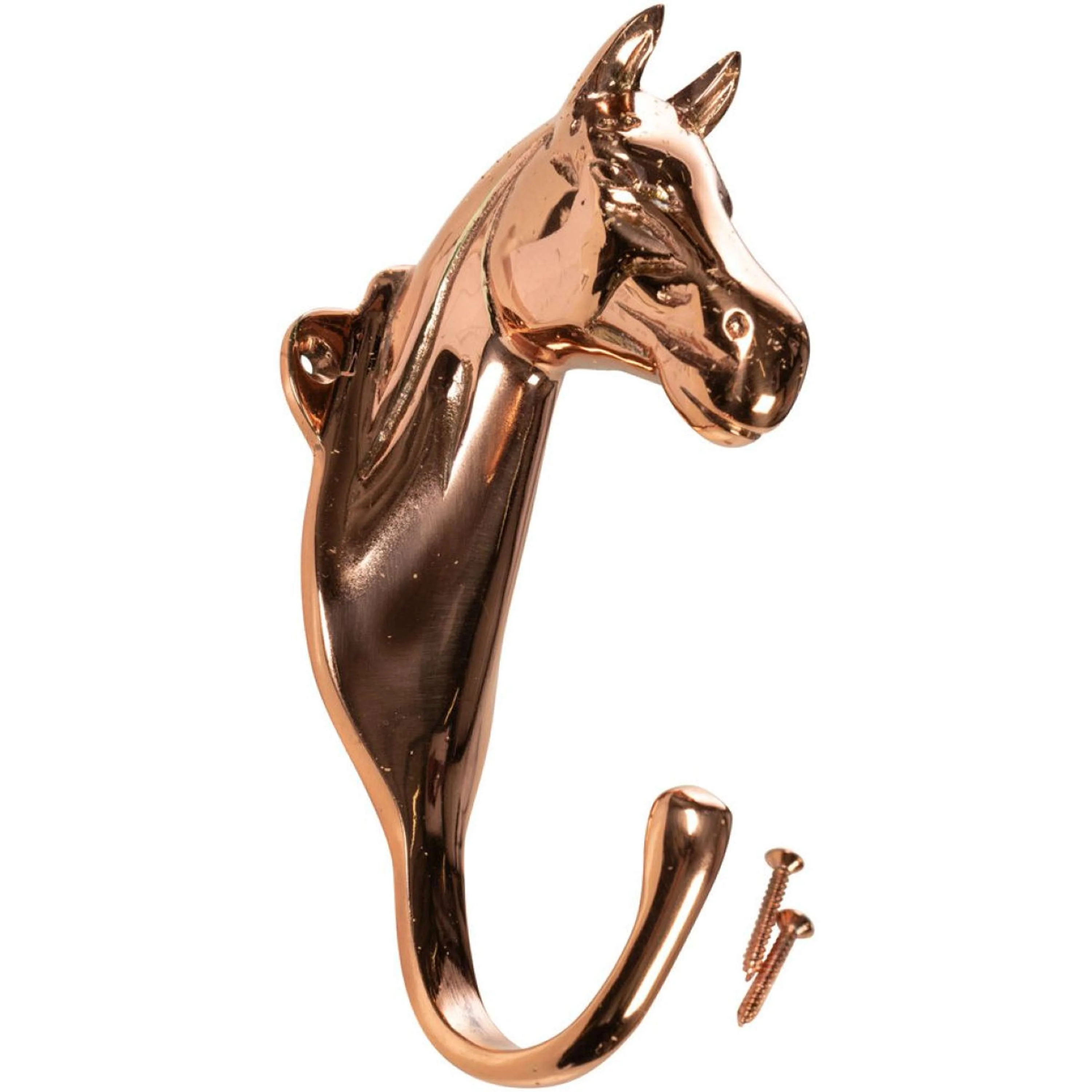 HKM Porte-Bride Tête de Cheval Cuivre - Image 2