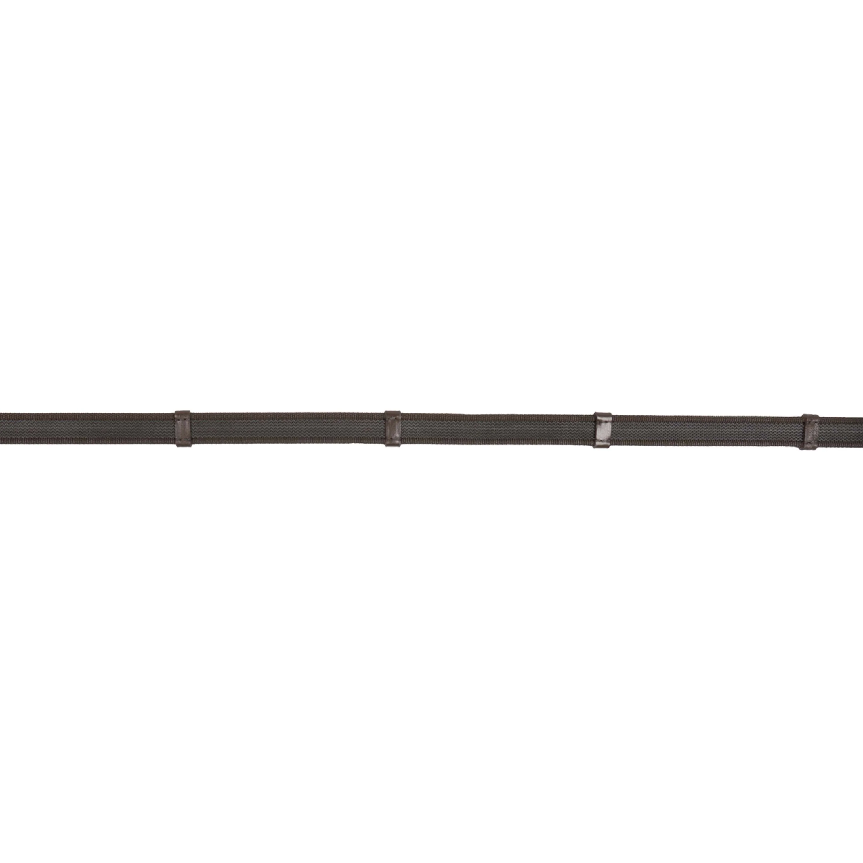HKM Rênes Alterné avec Caoutchouc Marron - Image 5