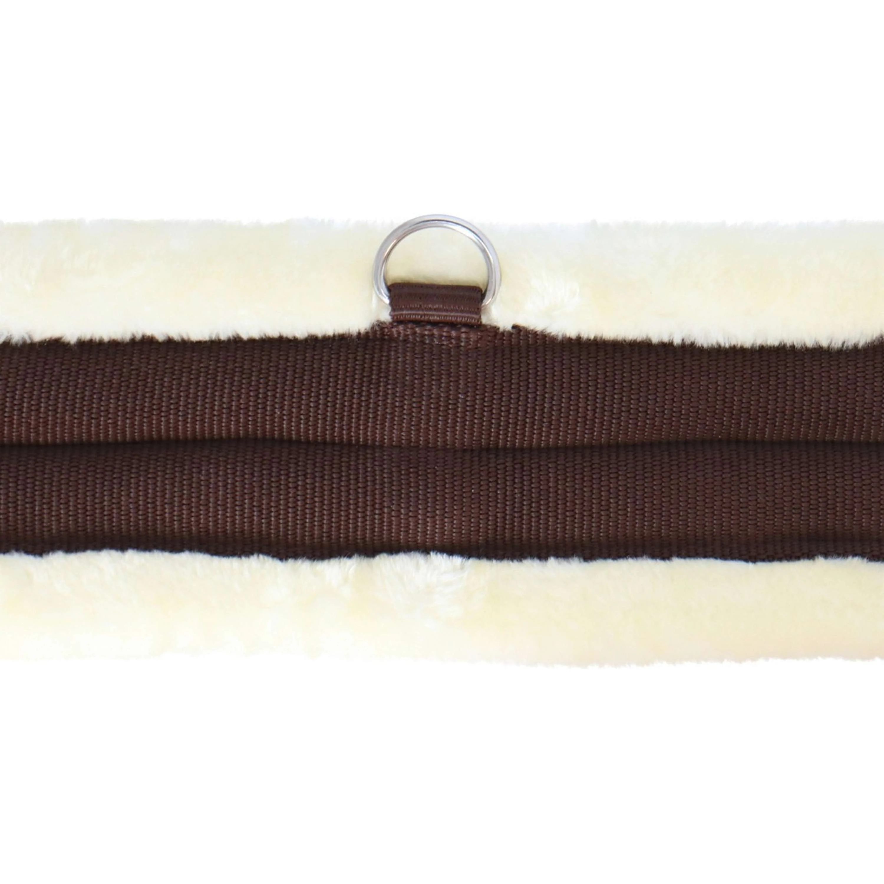 HKM Sangle Teddy Marron/Crème - Image 4