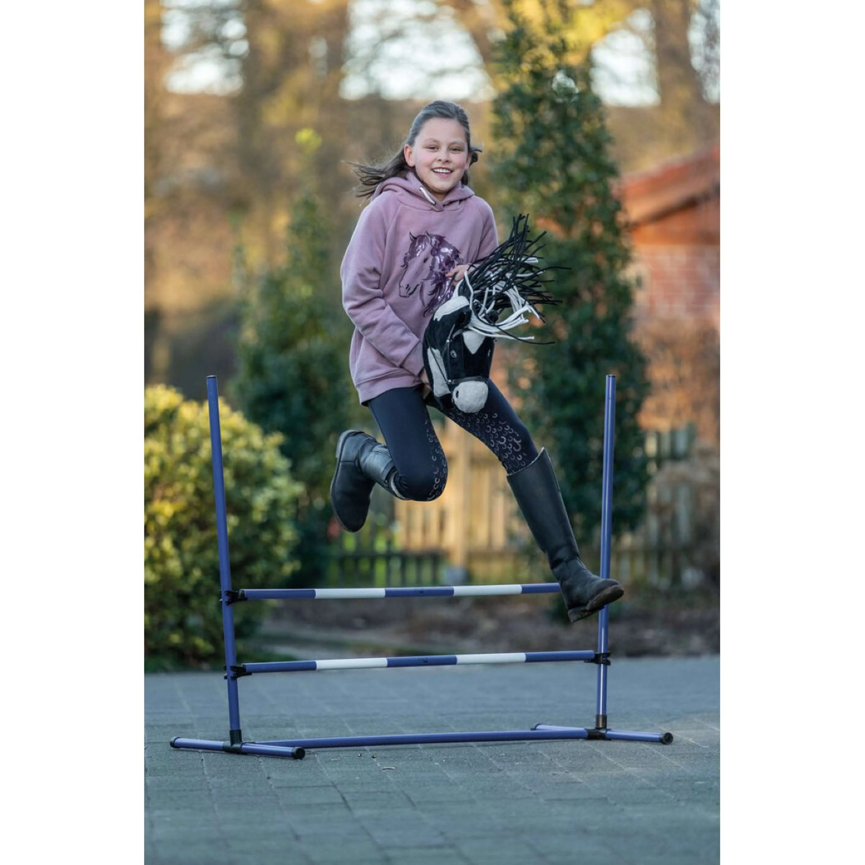 HKM Set de Concours Hobby Horsing Bleu - Image 2