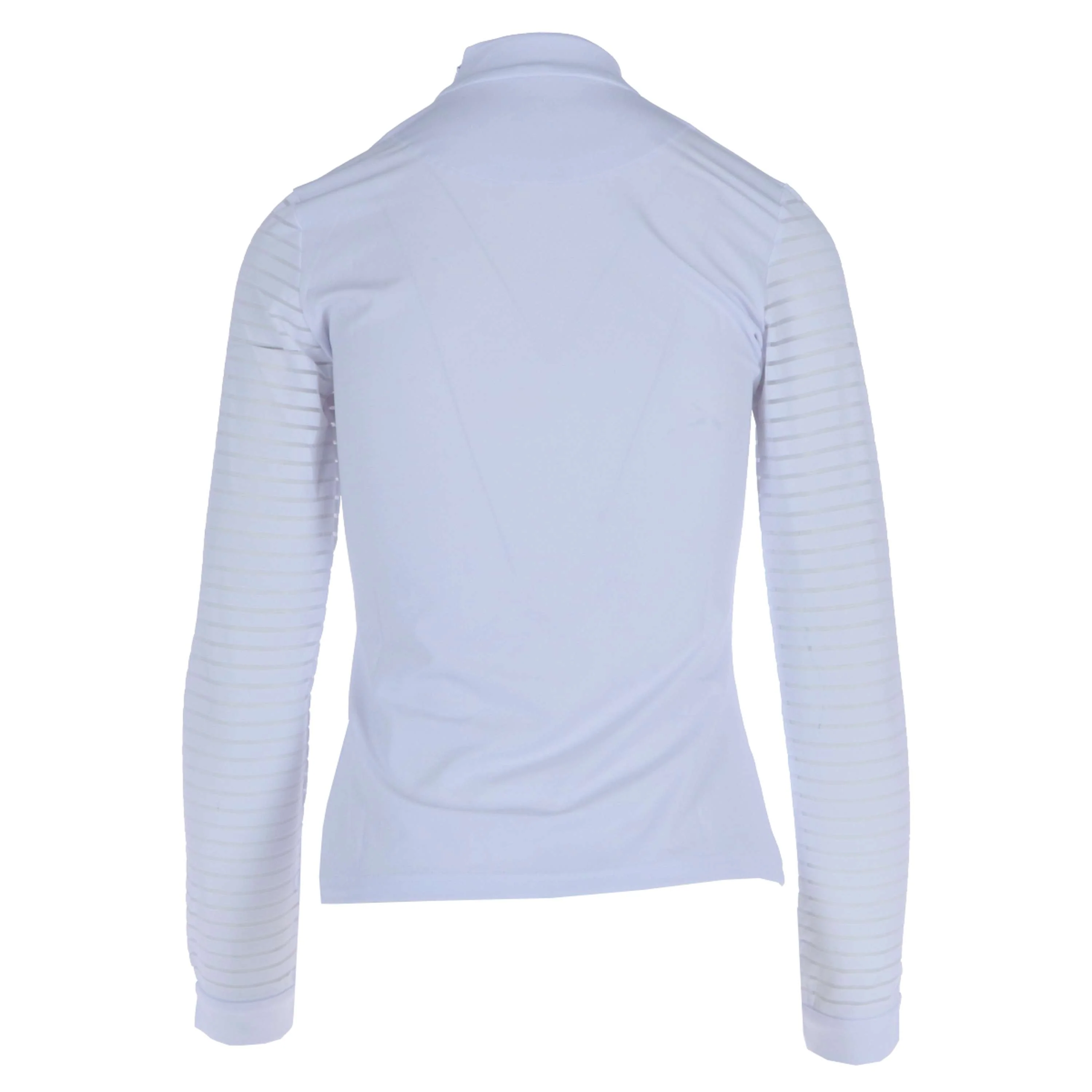 HKM T-shirt de Concours Monaco Longue Manche Blanc - Image 3