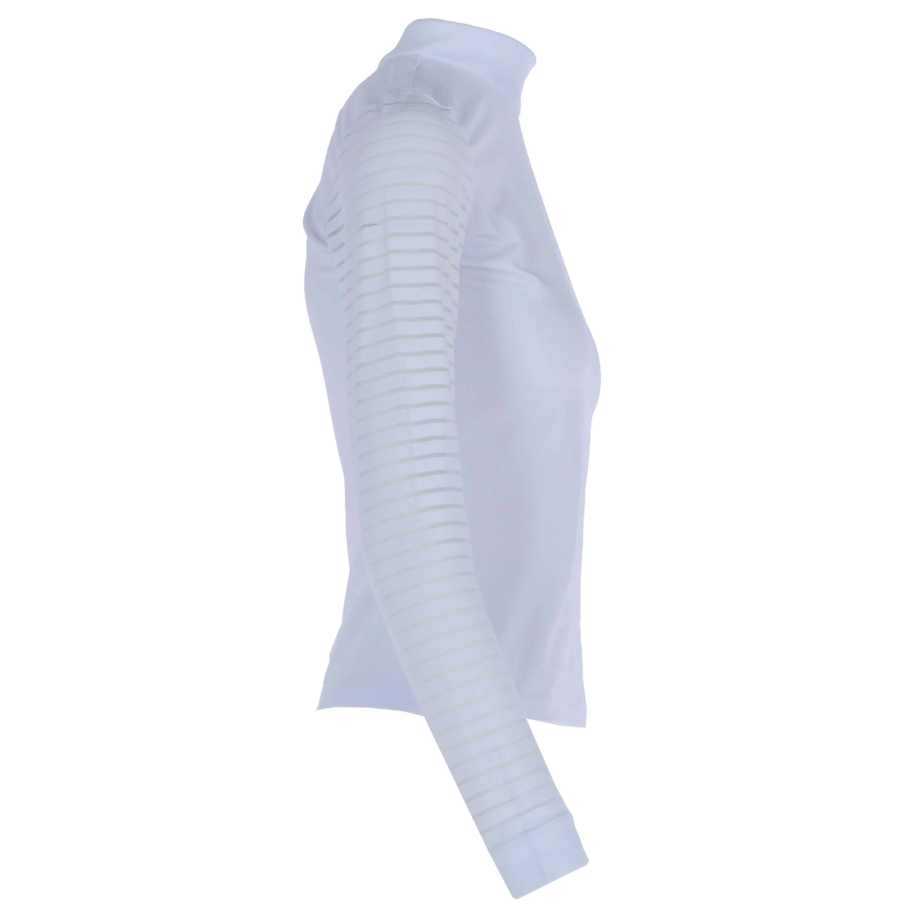 HKM T-shirt de Concours Monaco Longue Manche Blanc - Image 4