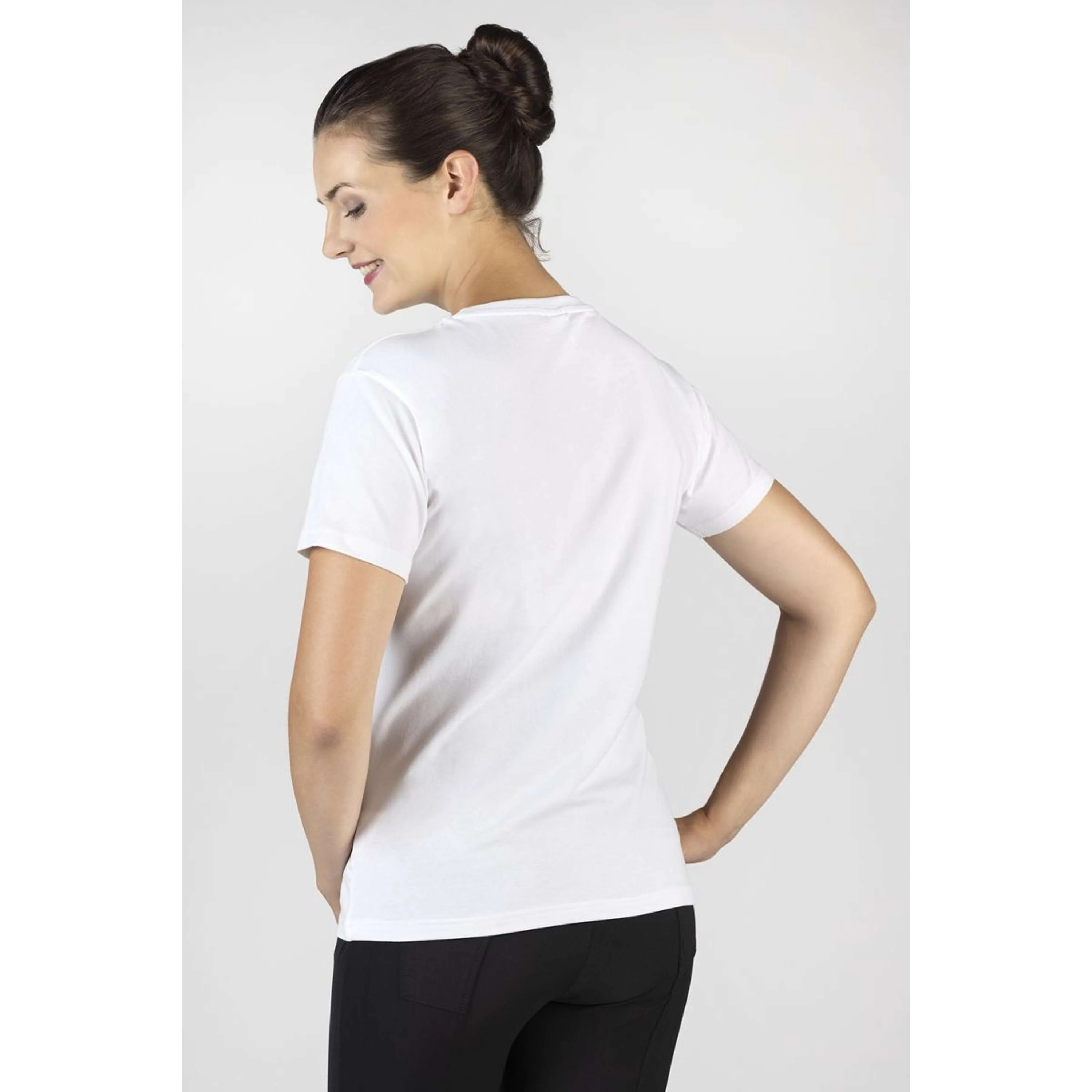 HKM T-Shirt Geometrical Horse Blanc - Image 3