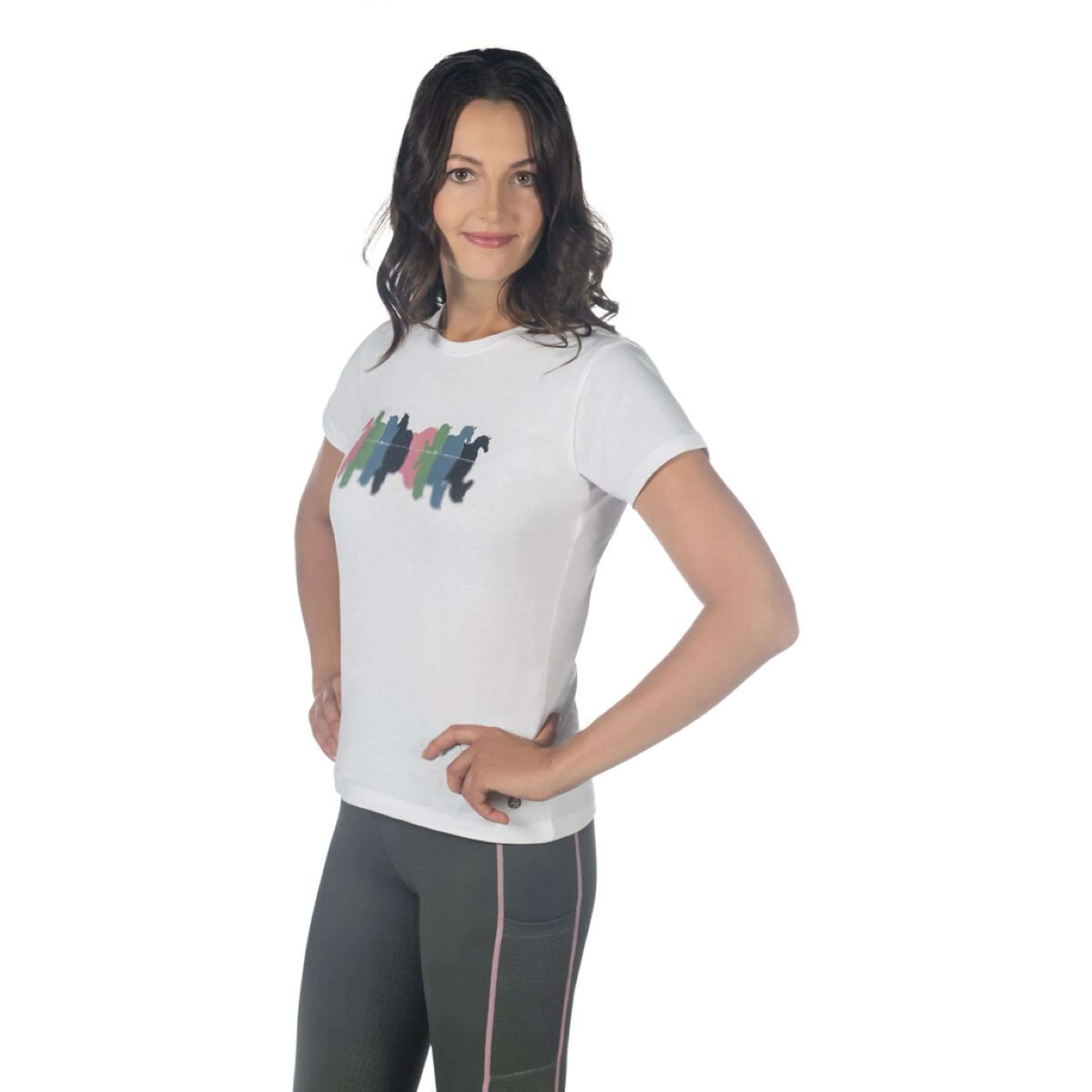 HKM T-Shirt Mirror Blanc - Image 6