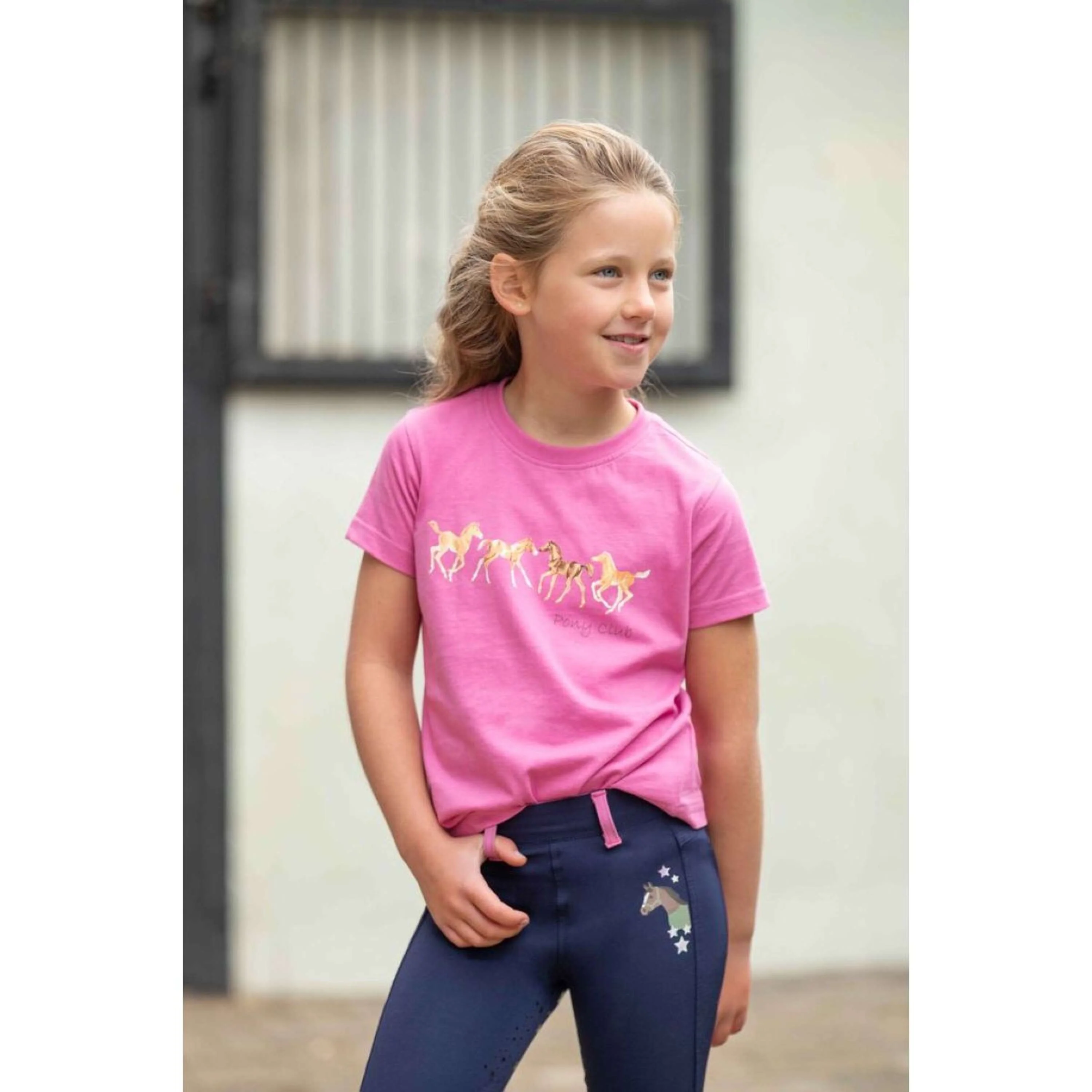 HKM T-Shirt Pony Club Rose - Image 2