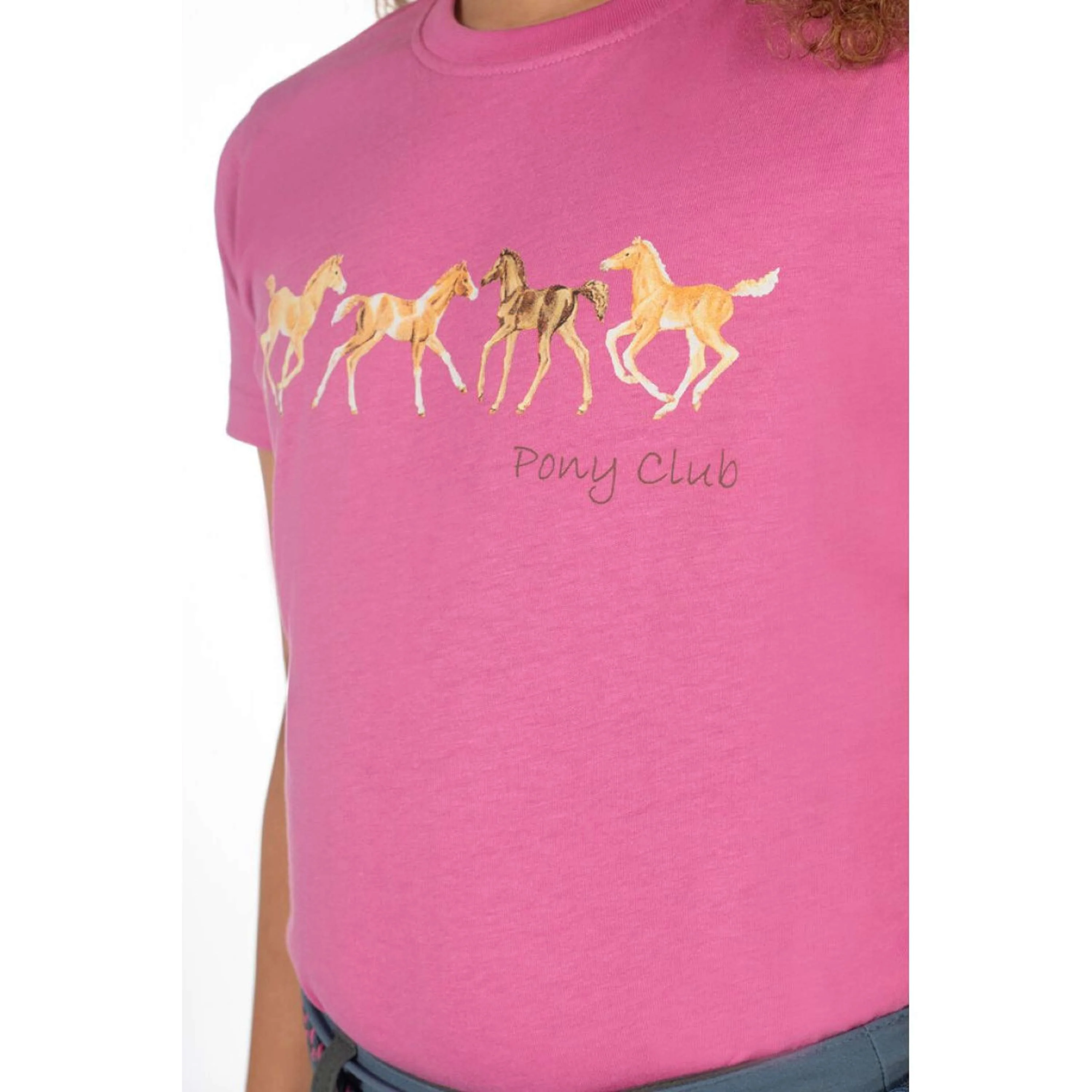 HKM T-Shirt Pony Club Rose - Image 4