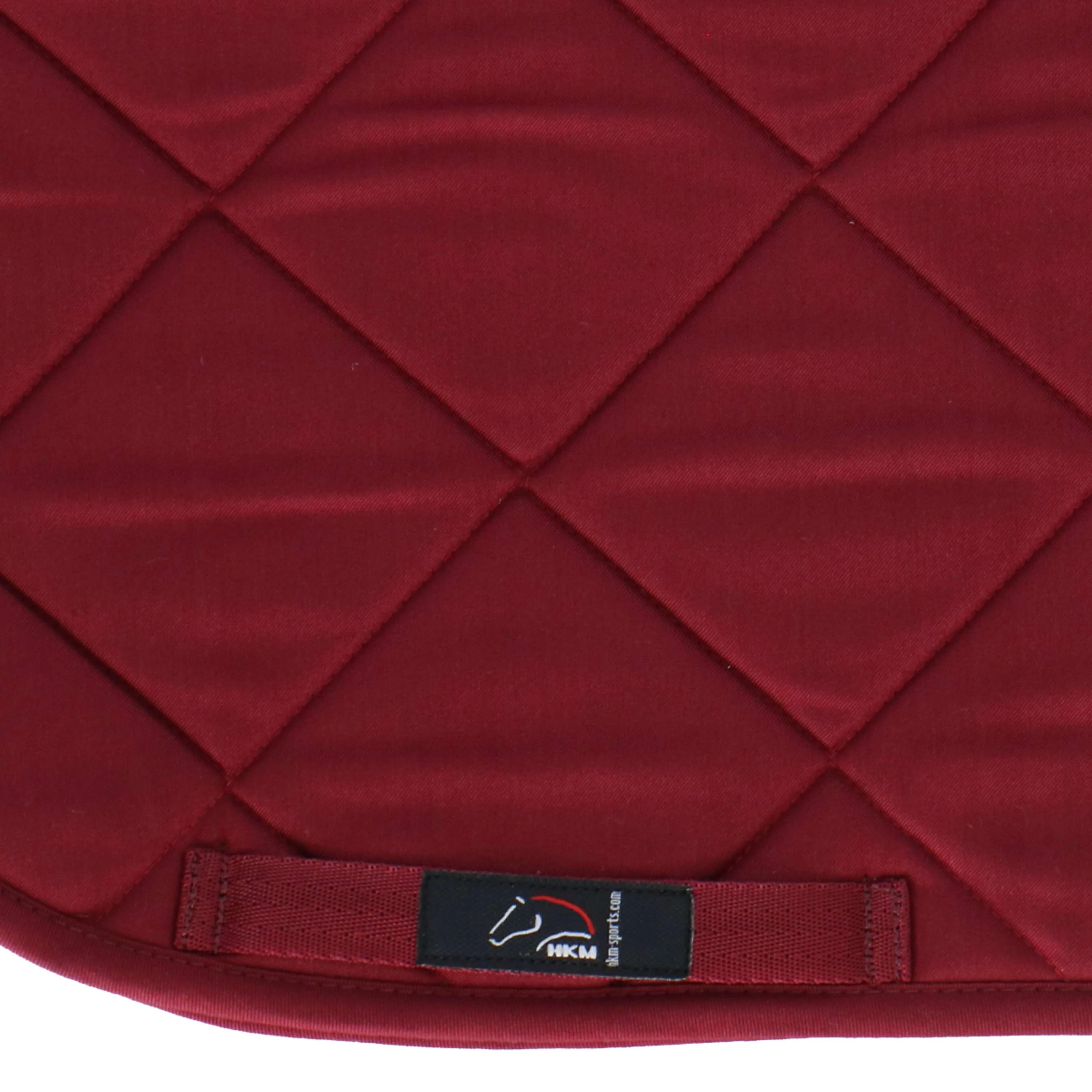 HKM Tapis de Selle Allround Dressage Vin rouge - Image 4