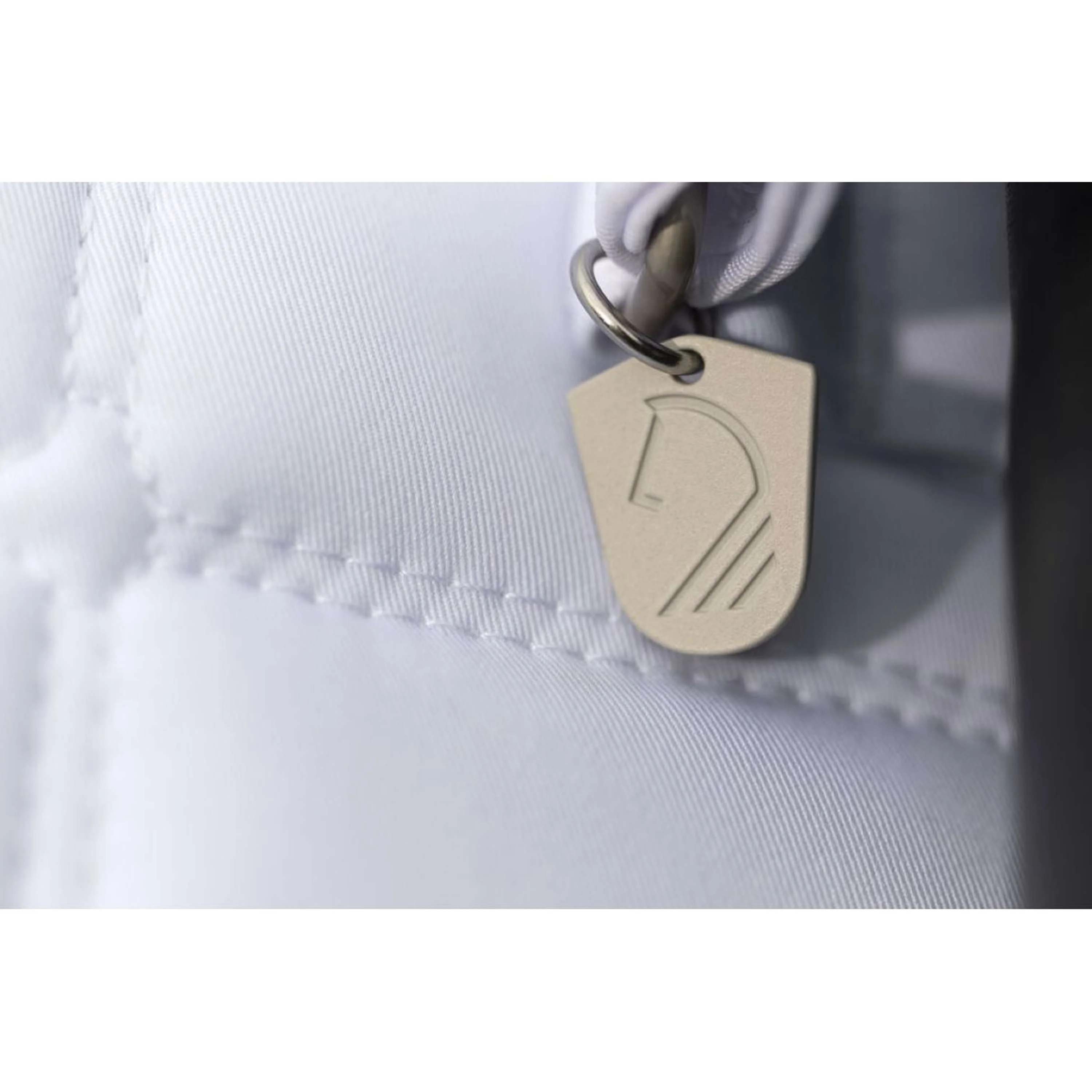 HKM Tapis de Selle Amalfi Competition Dressage Blanc - Image 6