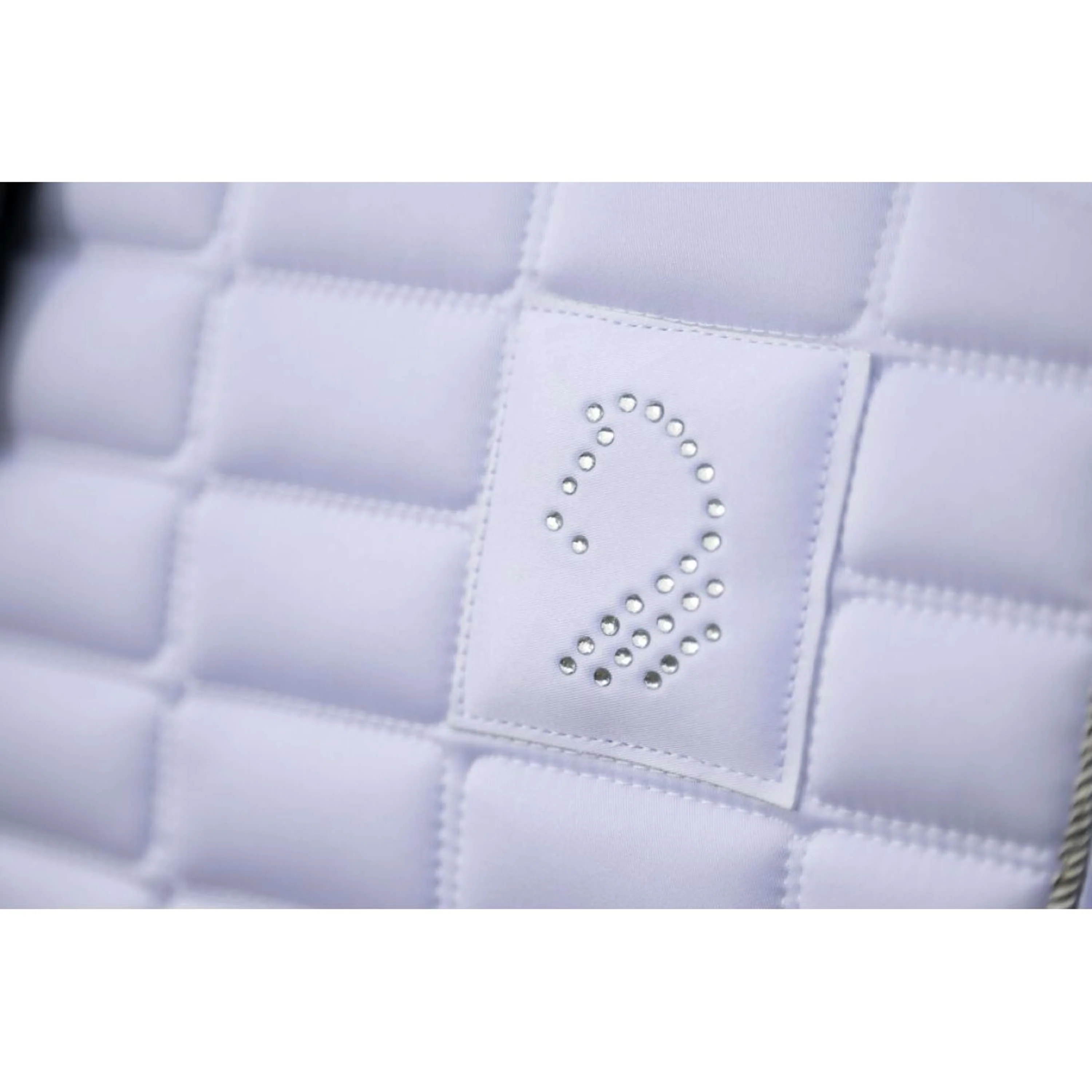 HKM Tapis de Selle Amalfi Competition Dressage Blanc - Image 7
