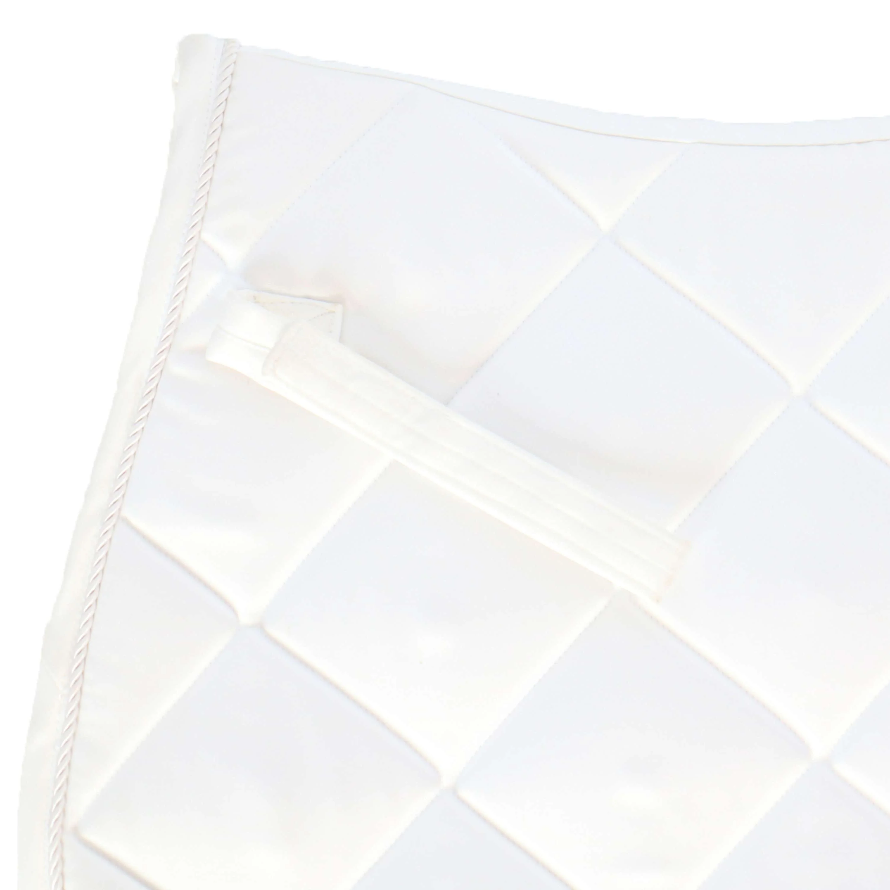 HKM Tapis de Selle Bergamo Polyvalence Blanc - Image 3