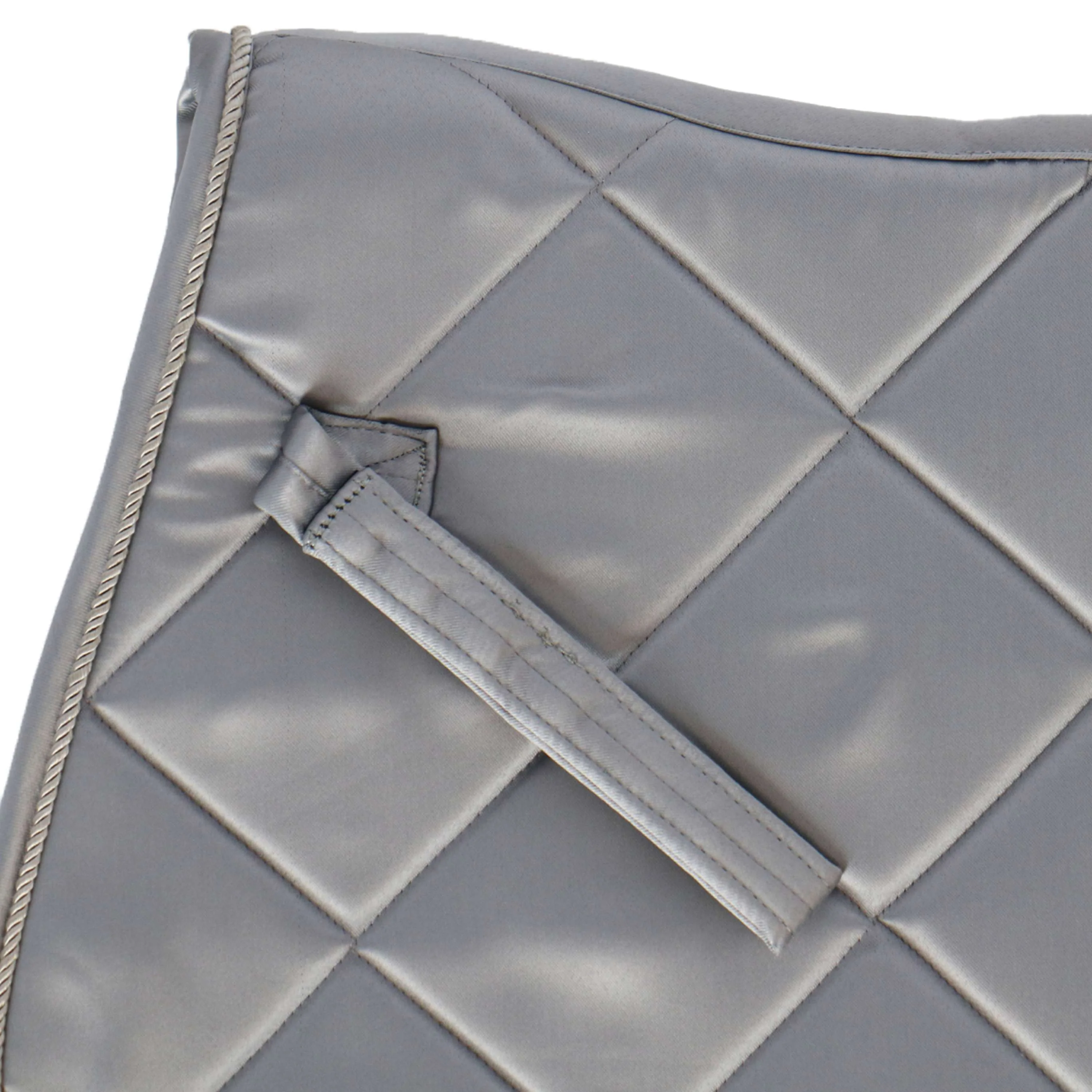 HKM Tapis de Selle Bergamo Polyvalence Gris/Bleu - Image 3