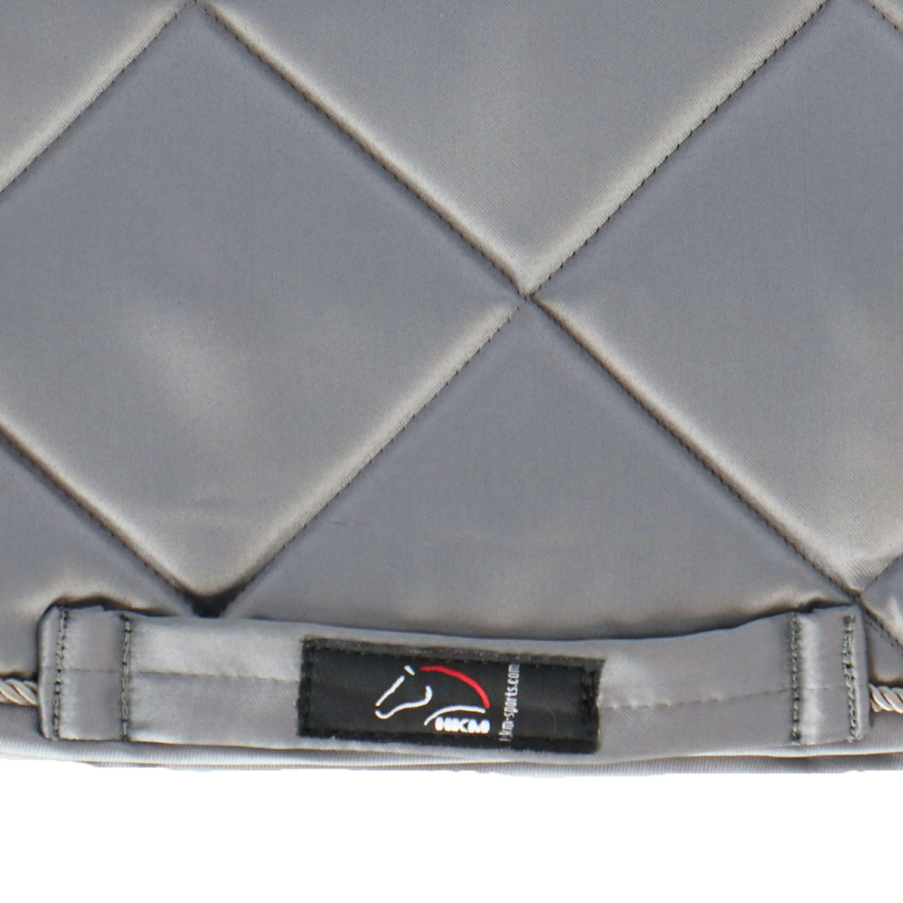 HKM Tapis de Selle Bergamo Polyvalence Gris/Bleu - Image 4