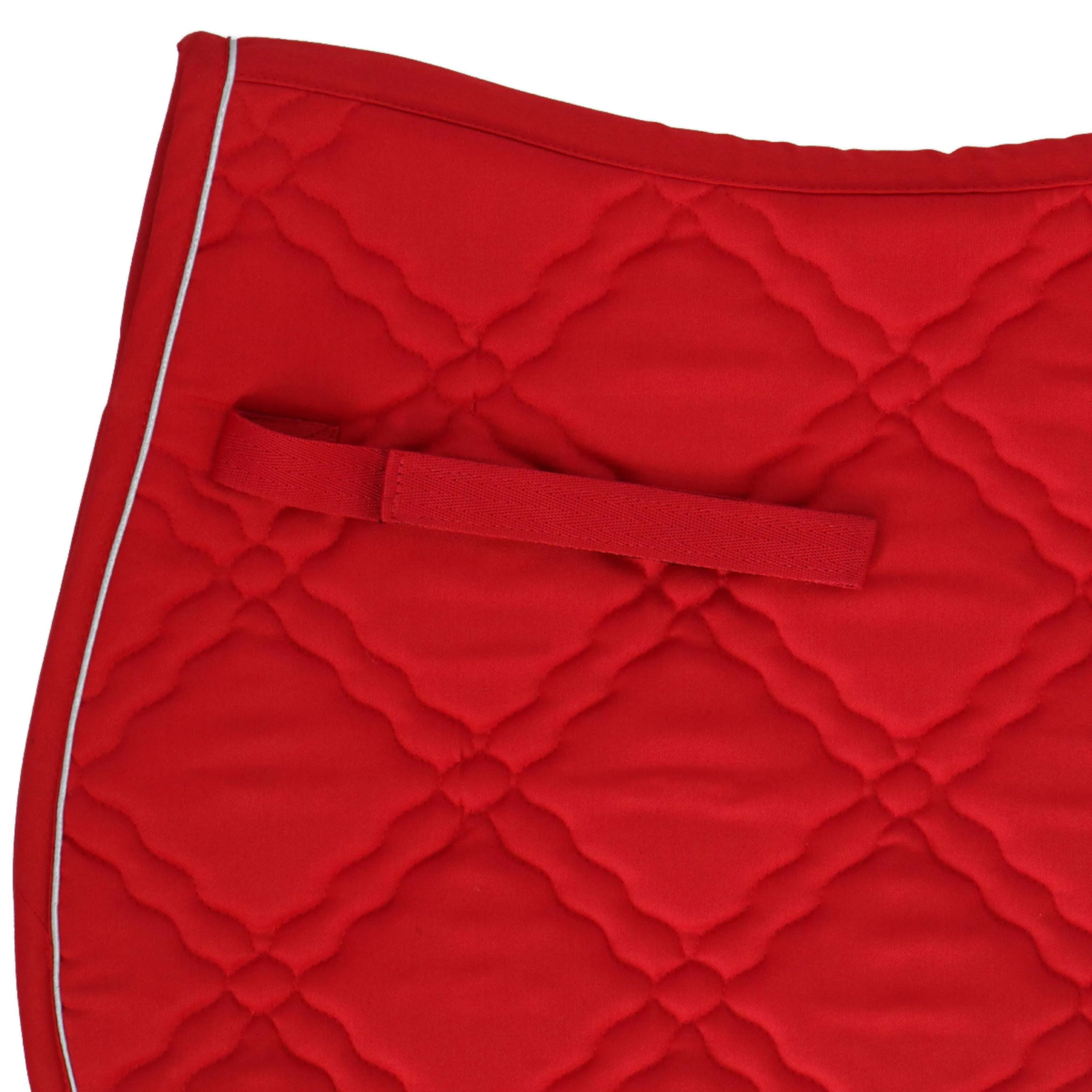 HKM Tapis de Selle Bologna Polyvalent Rouge - Image 3