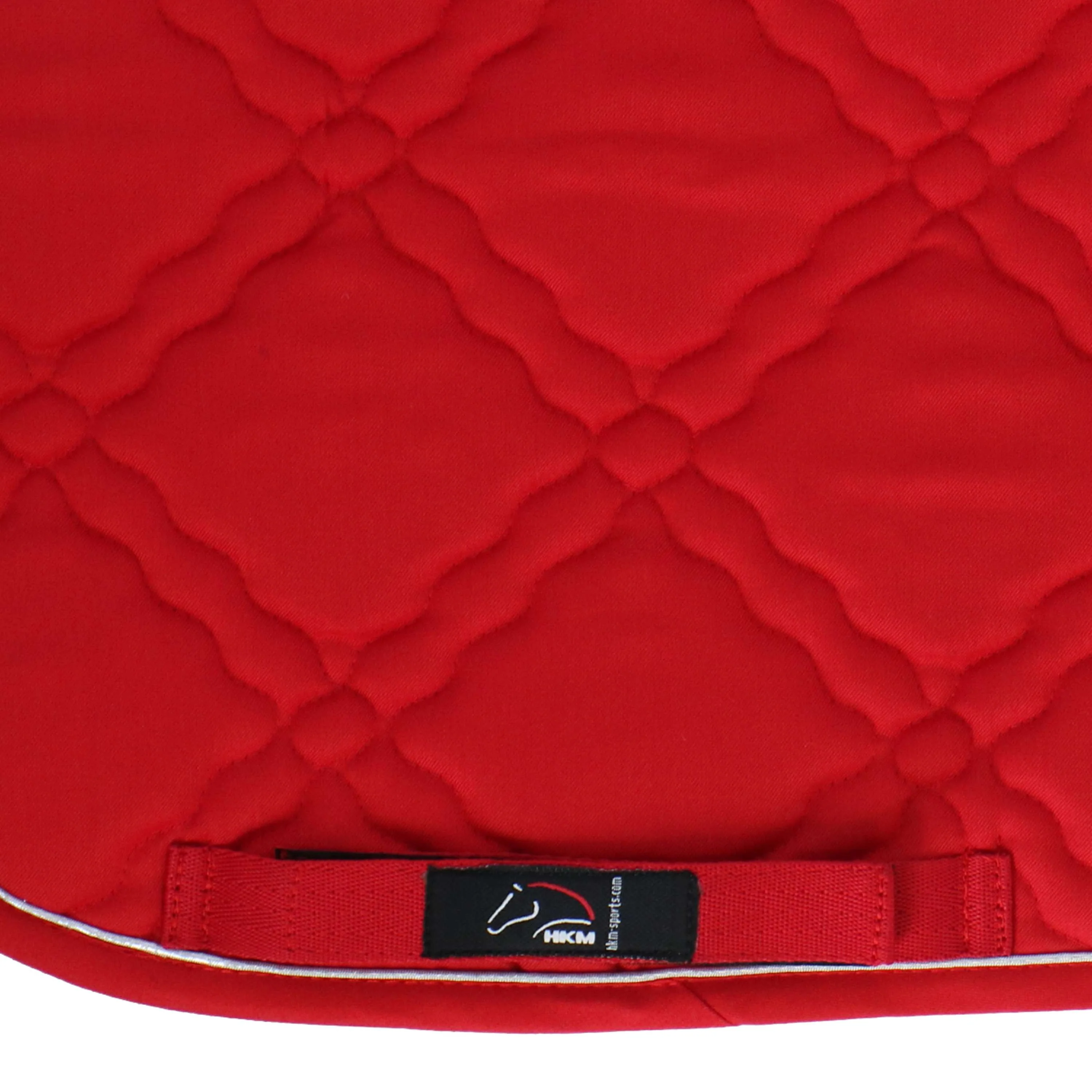 HKM Tapis de Selle Bologna Polyvalent Rouge - Image 4
