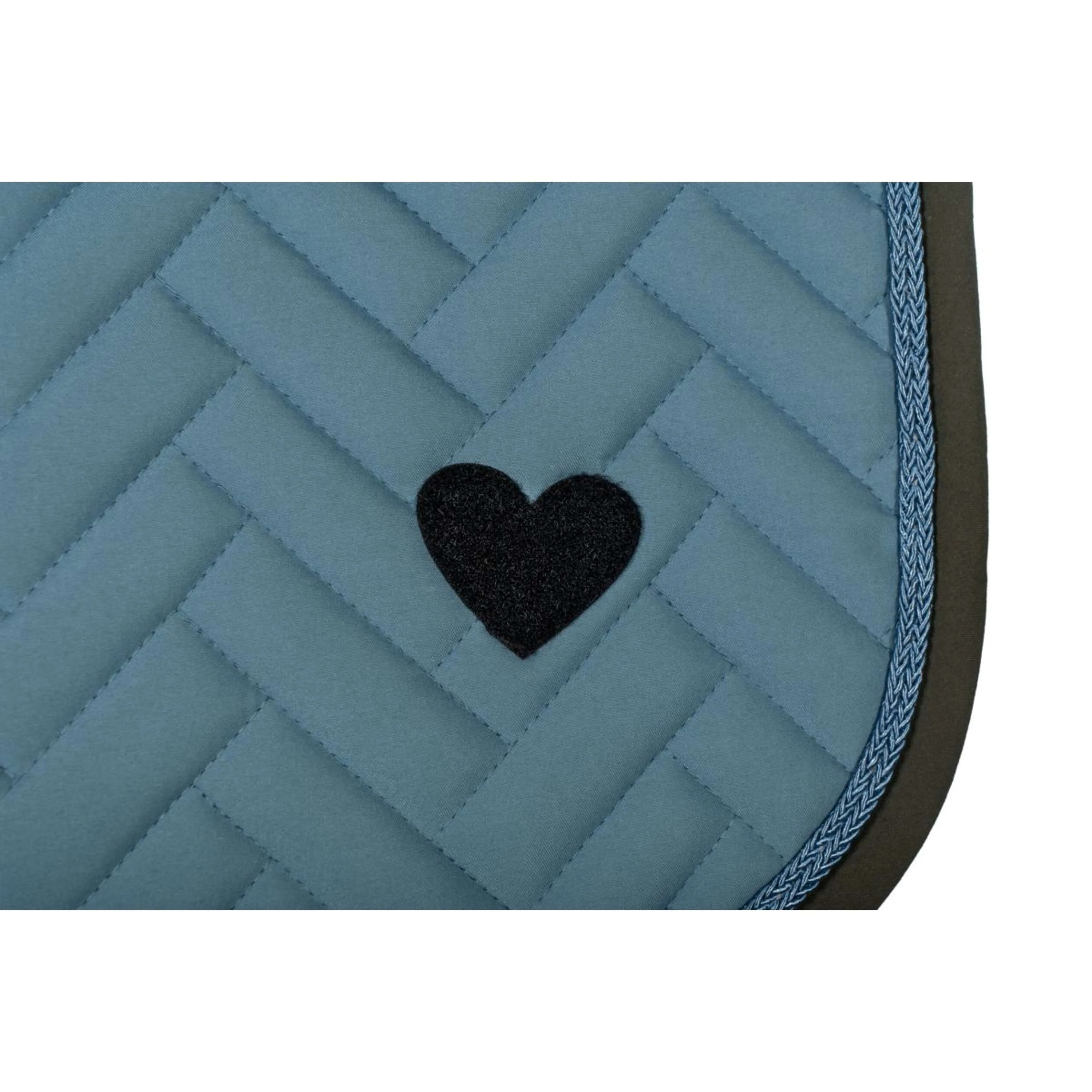 HKM Tapis de Selle Nele Dressage Bleu Fumeé - Image 4