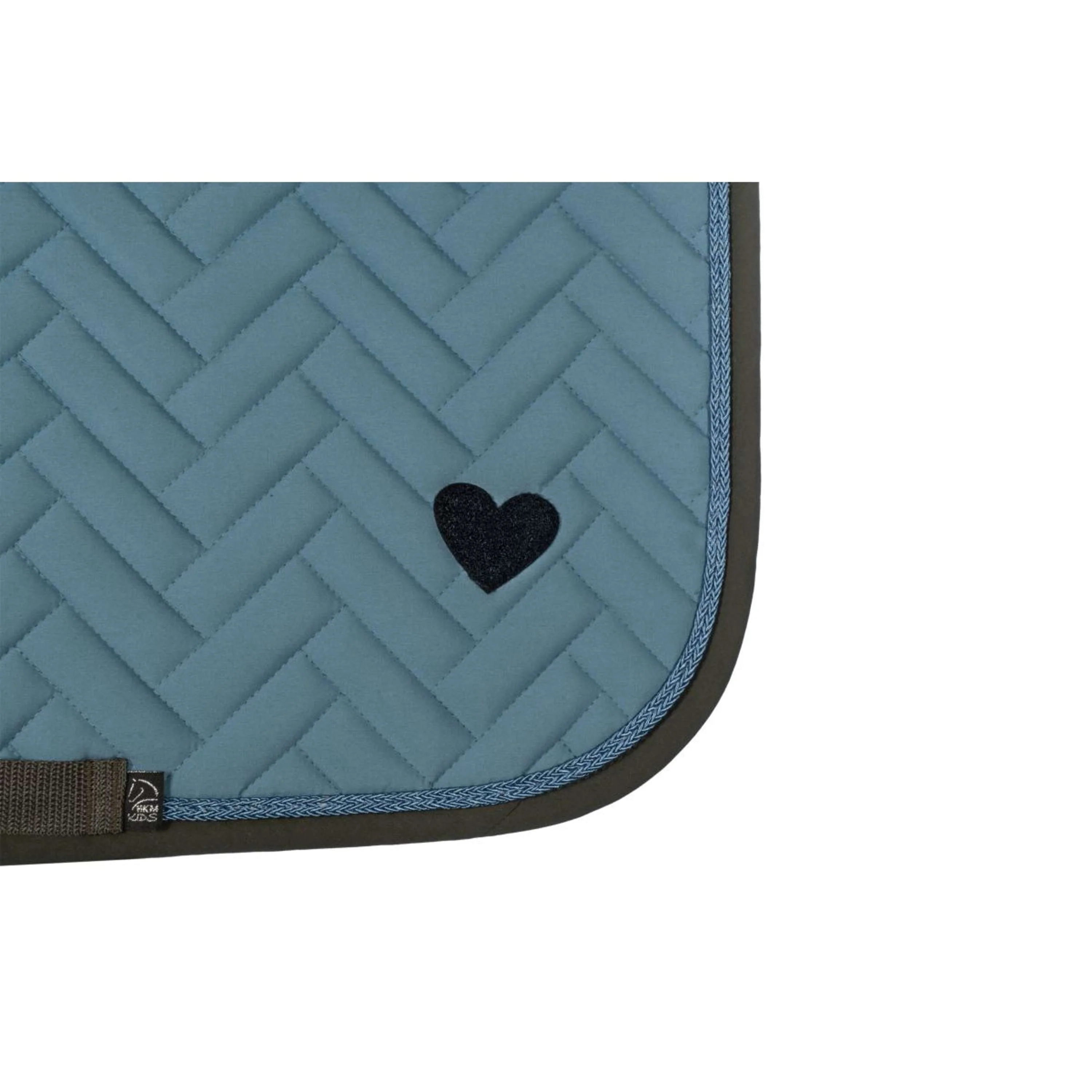 HKM Tapis de Selle Nele Polyvalent Bleu Fumeé - Image 3