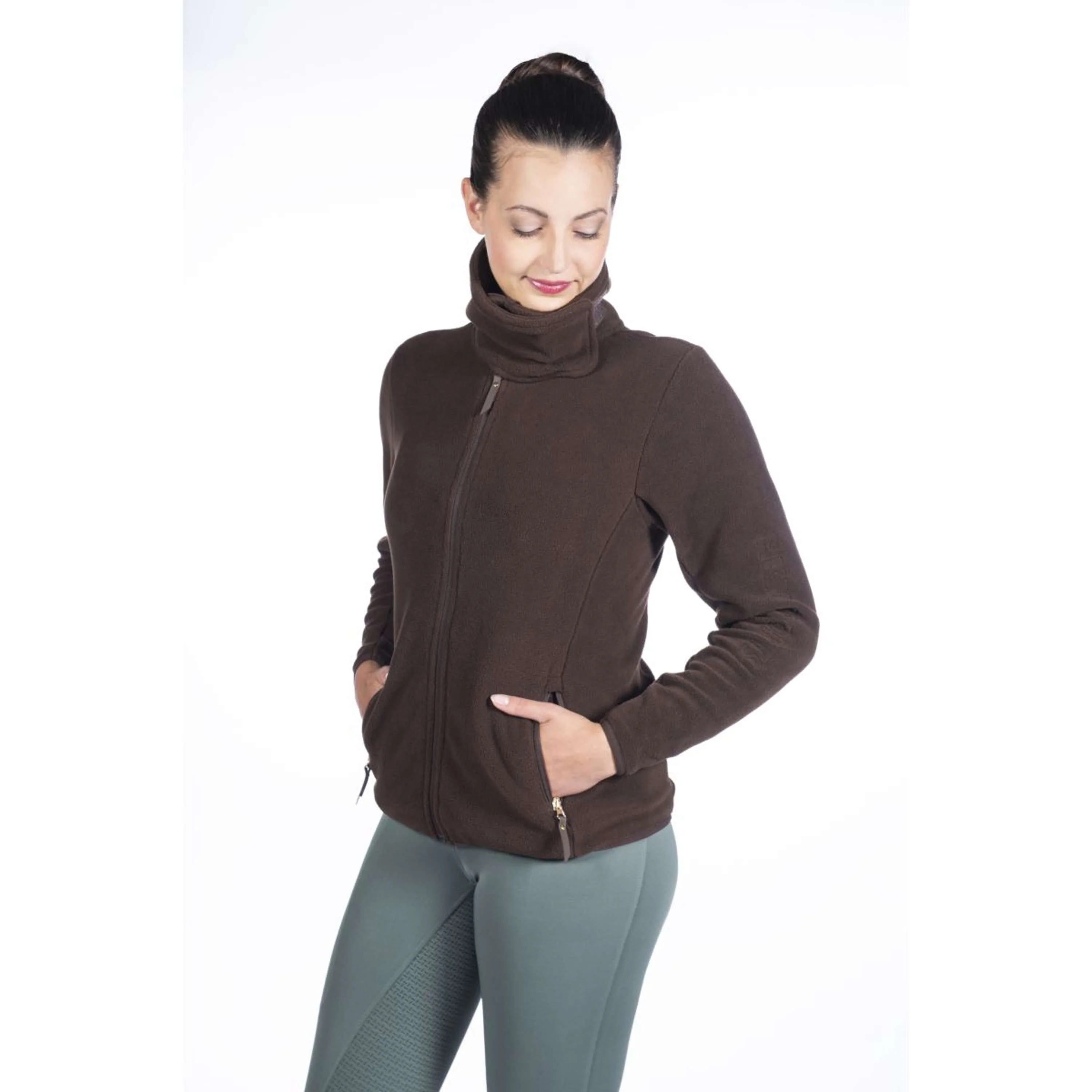 HKM Veste Polaire Basil Marron foncé - Image 2