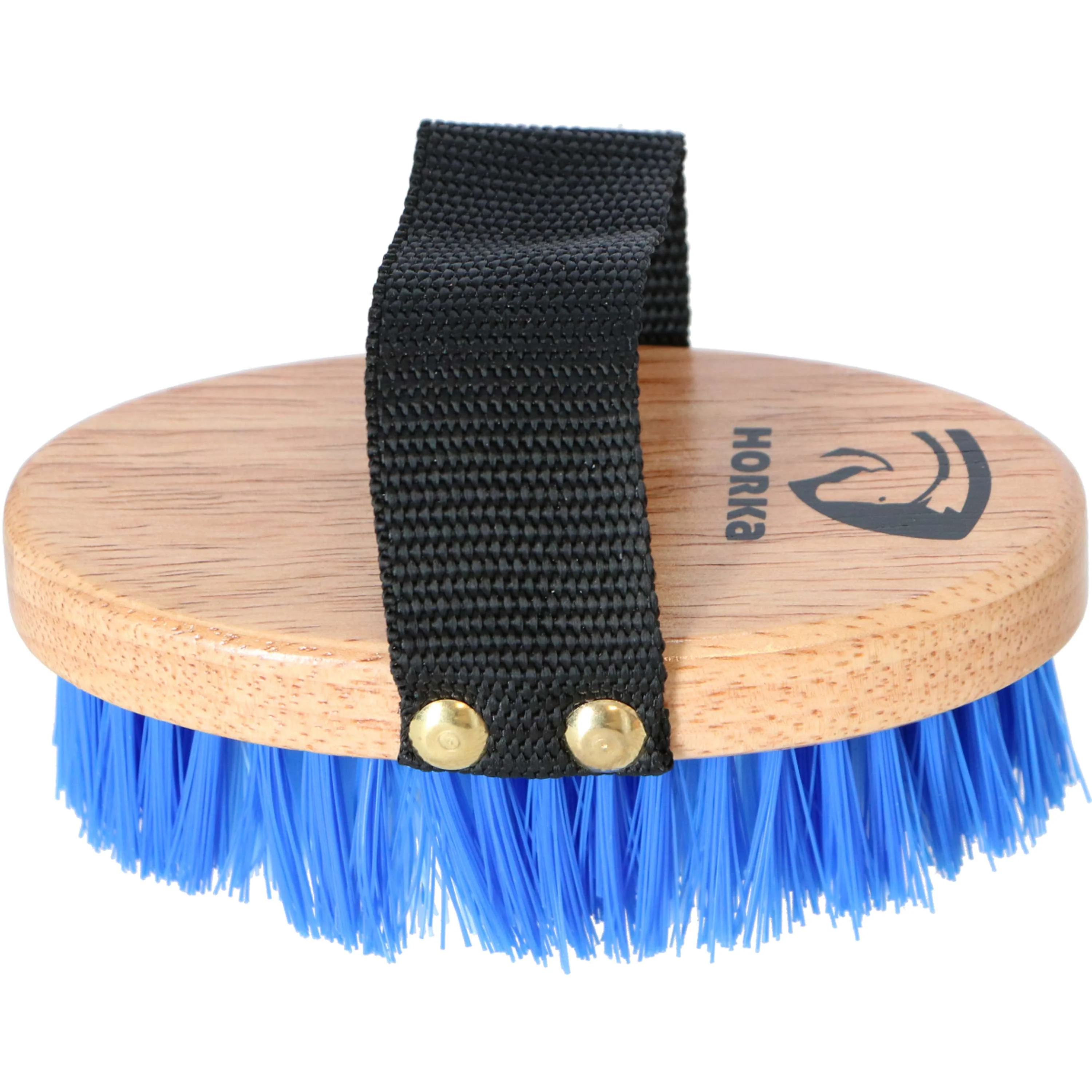 HORKA Brosse Douce Bois Poney Bleu - Image 2