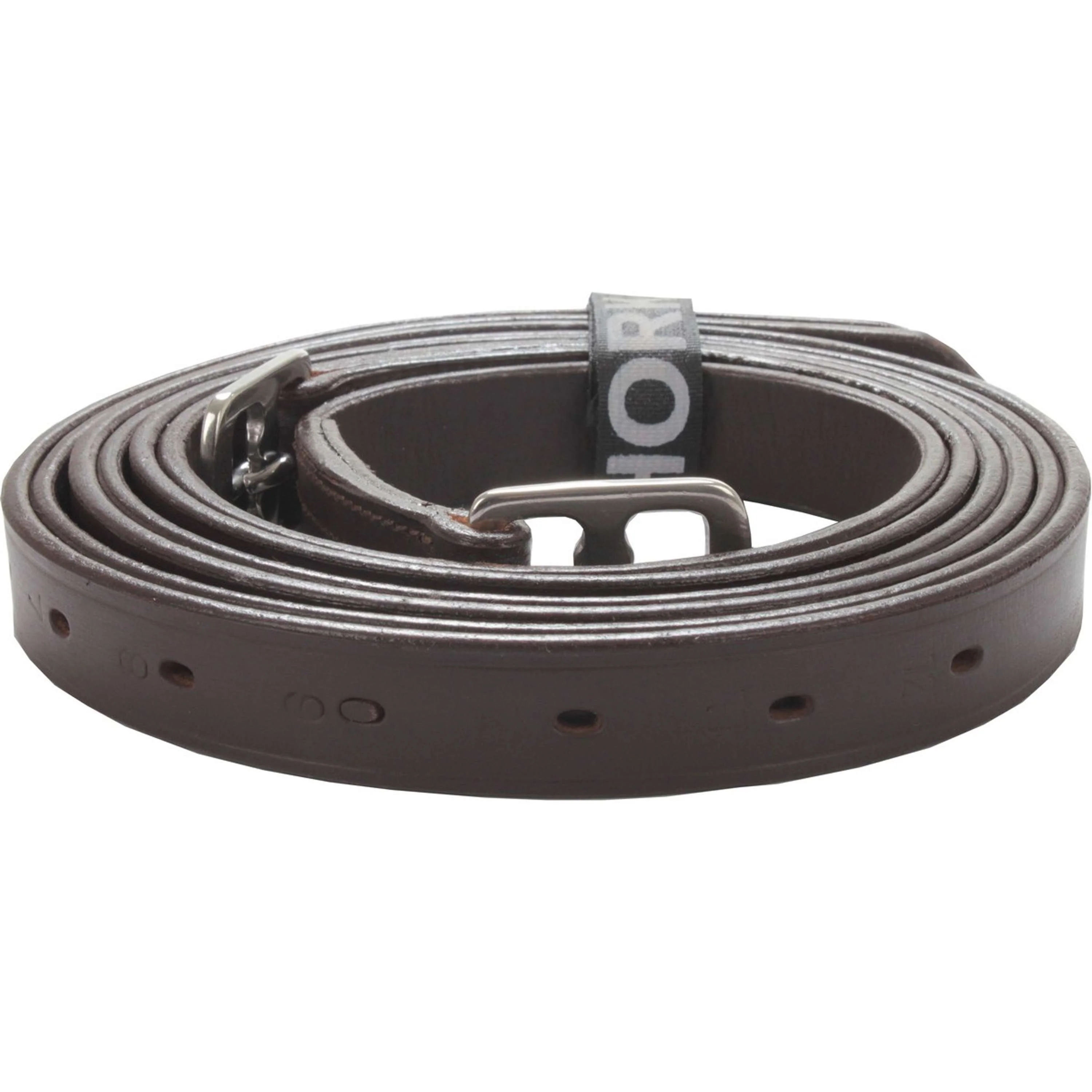 HORKA Étrivière Cuir Marron/Argent - Image 2
