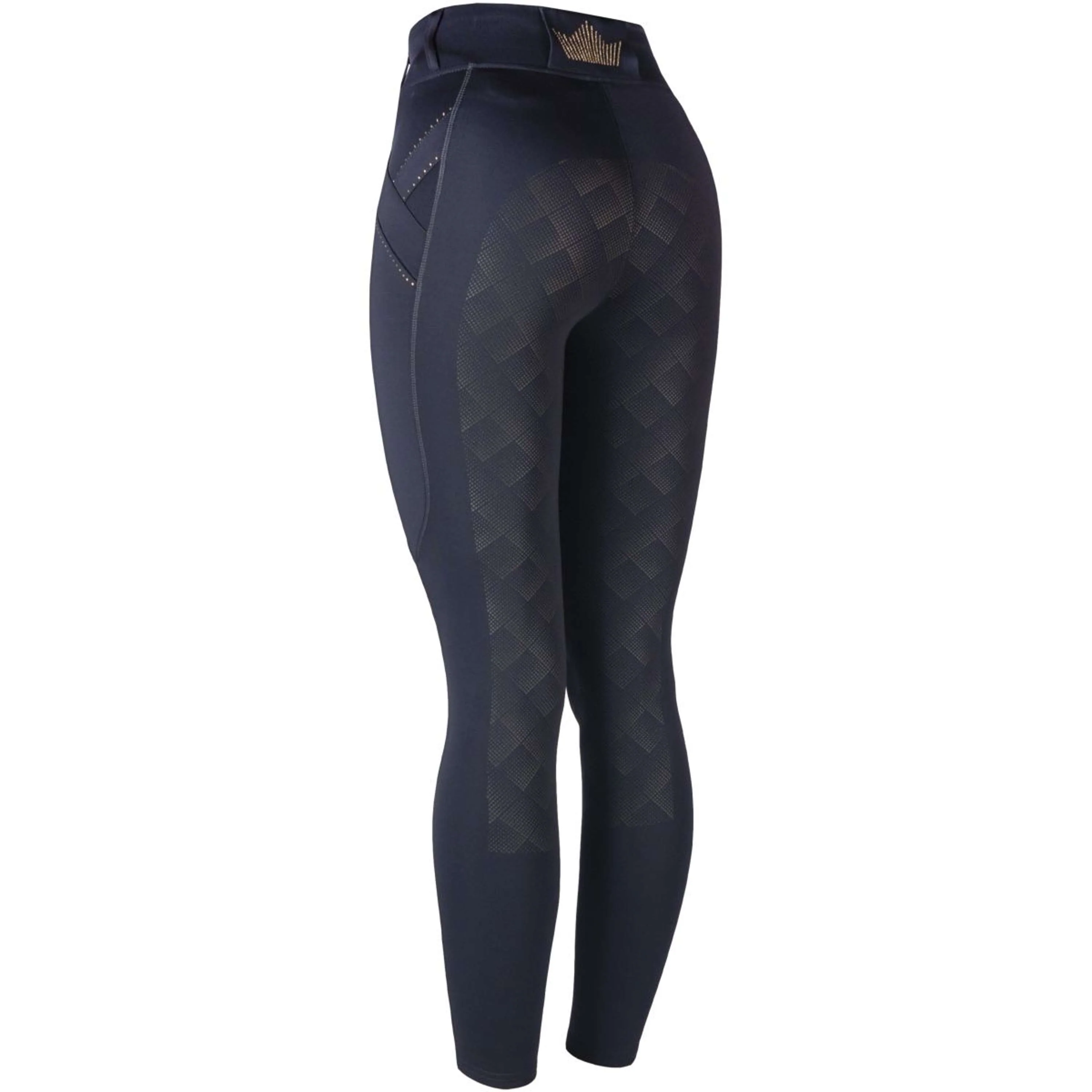 HORKA Legging d'Équitation Momentum Bleu/Rose - Image 2