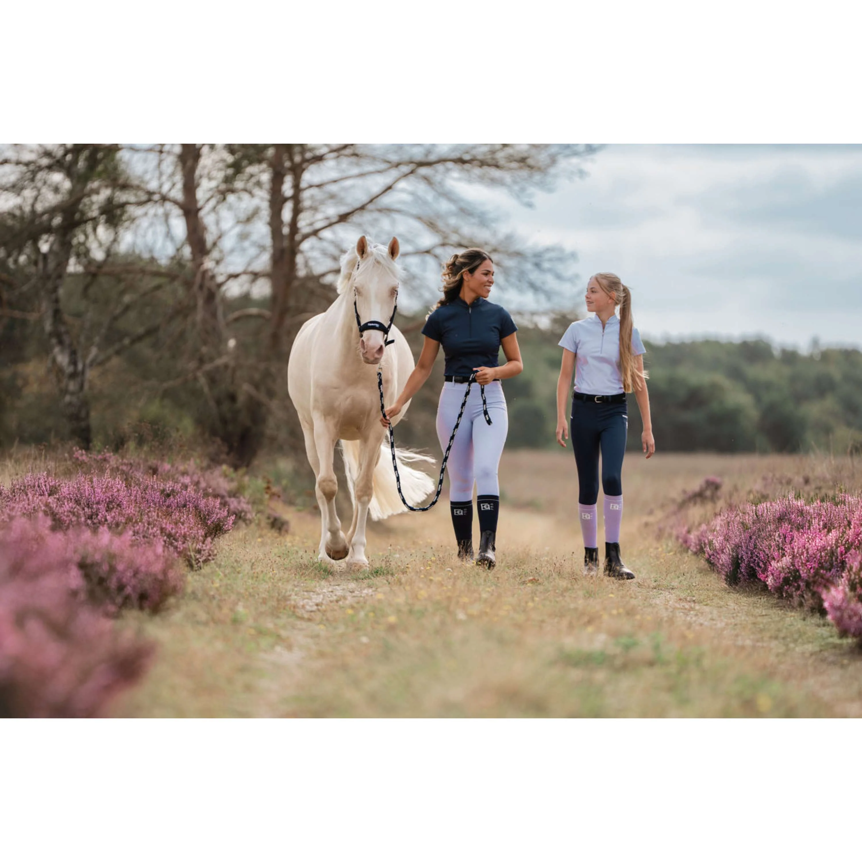 EQPRO Legging d'Équitation Sofia Full Grip Lilac Coral - Image 7