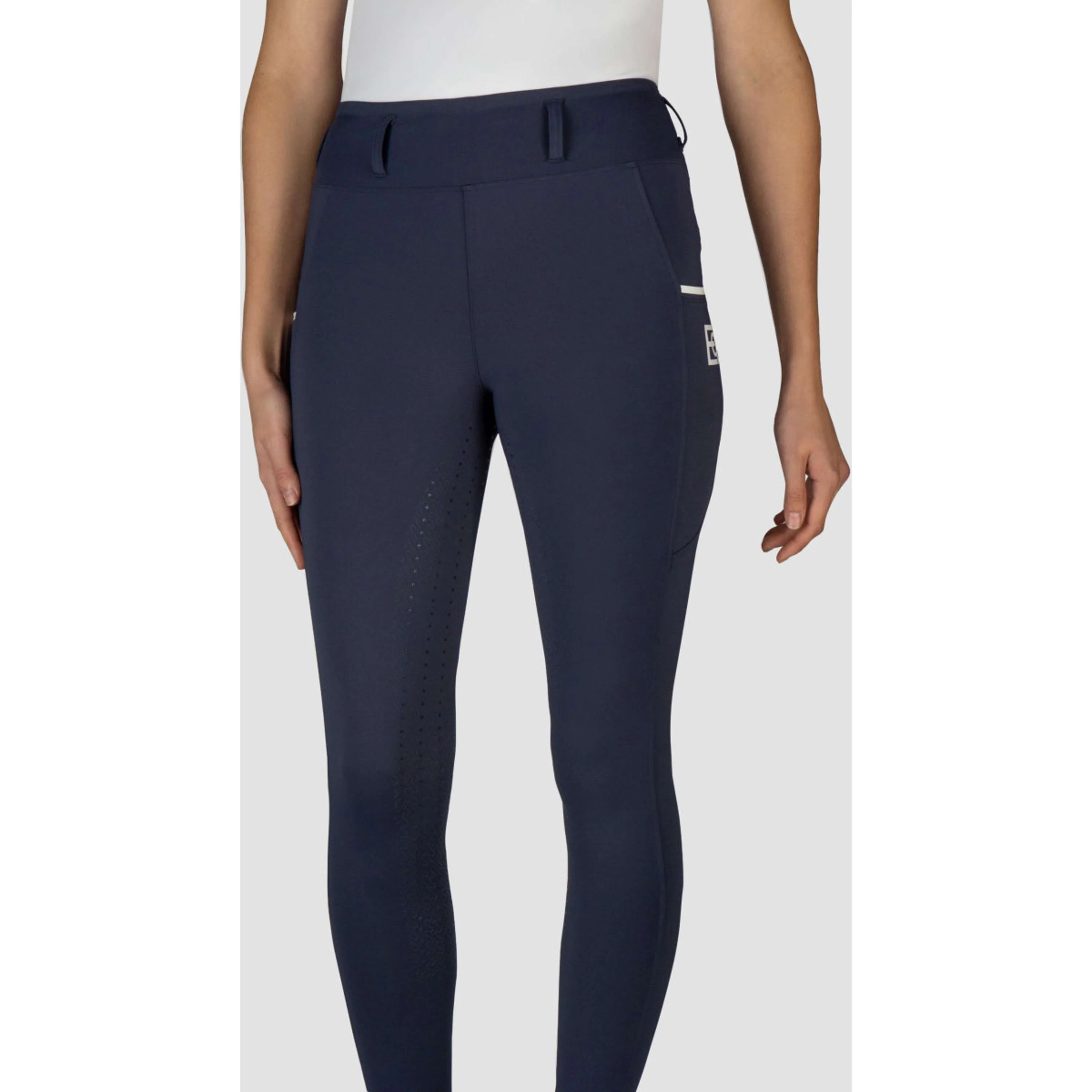 EQPRO Legging d'Équitation Sofia Full Grip Navy Blue - Image 5