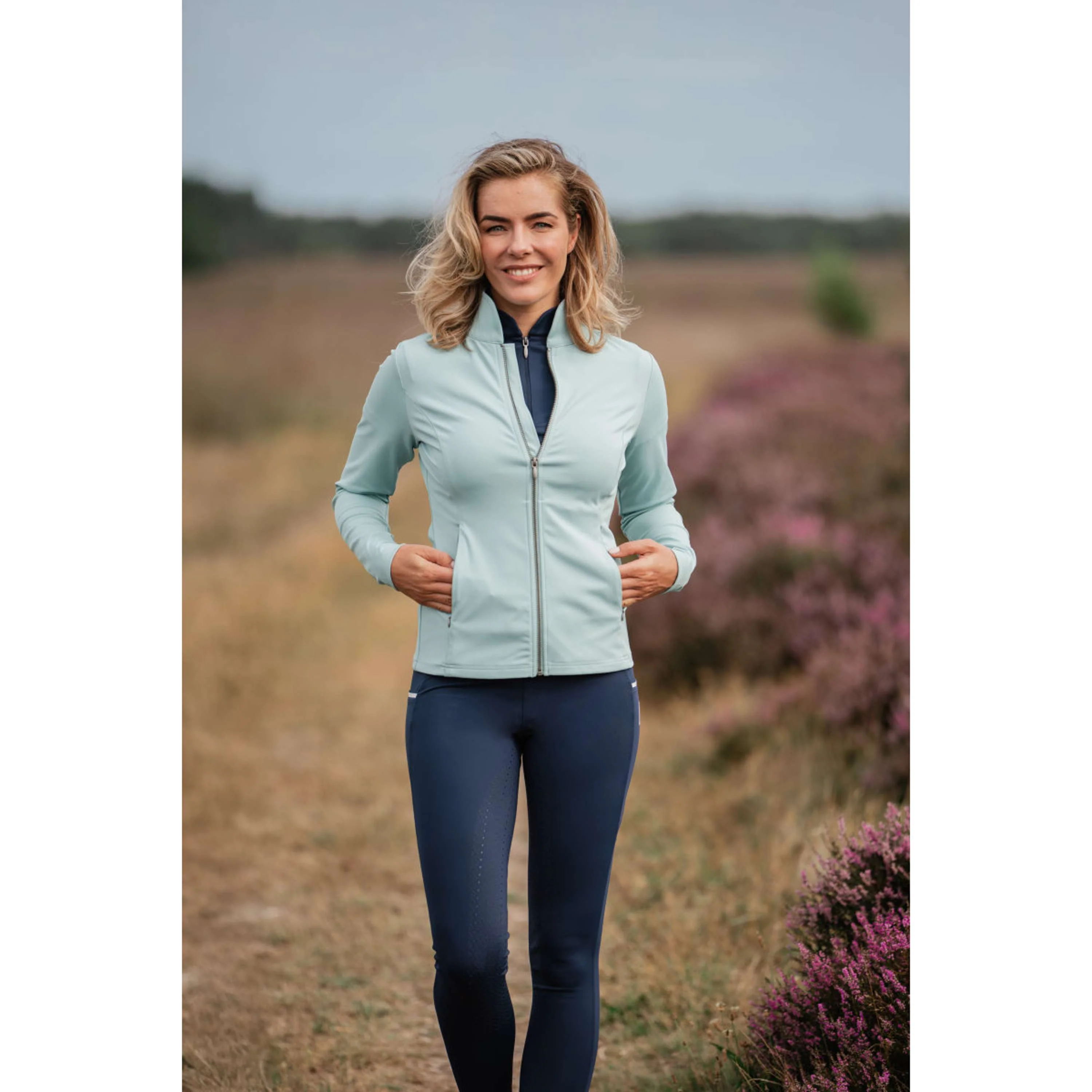 EQPRO Legging d'Équitation Sofia Full Grip Navy Blue - Image 7