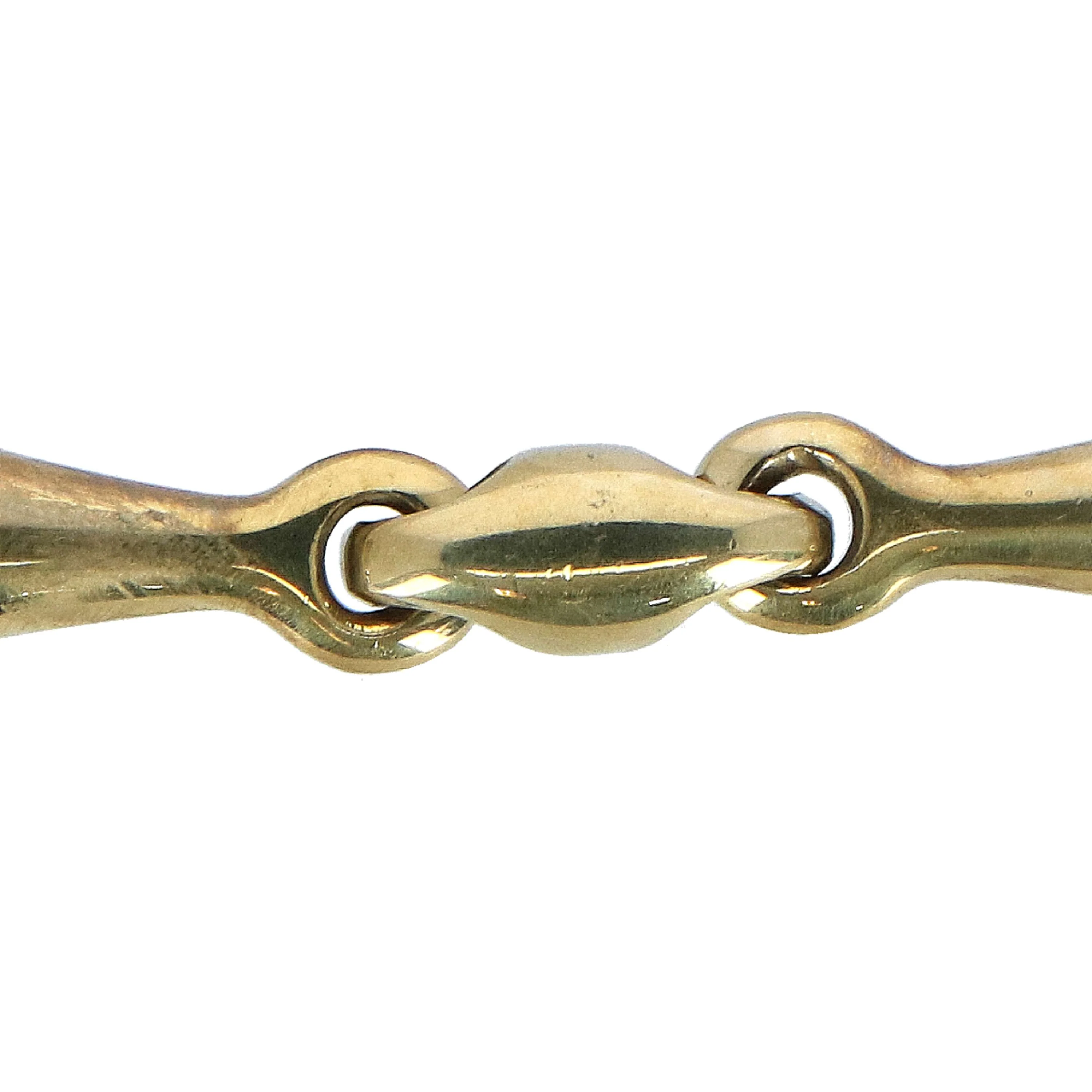 HORKA Mors à Olive Double Brisure 14mm Latation doré - Image 2