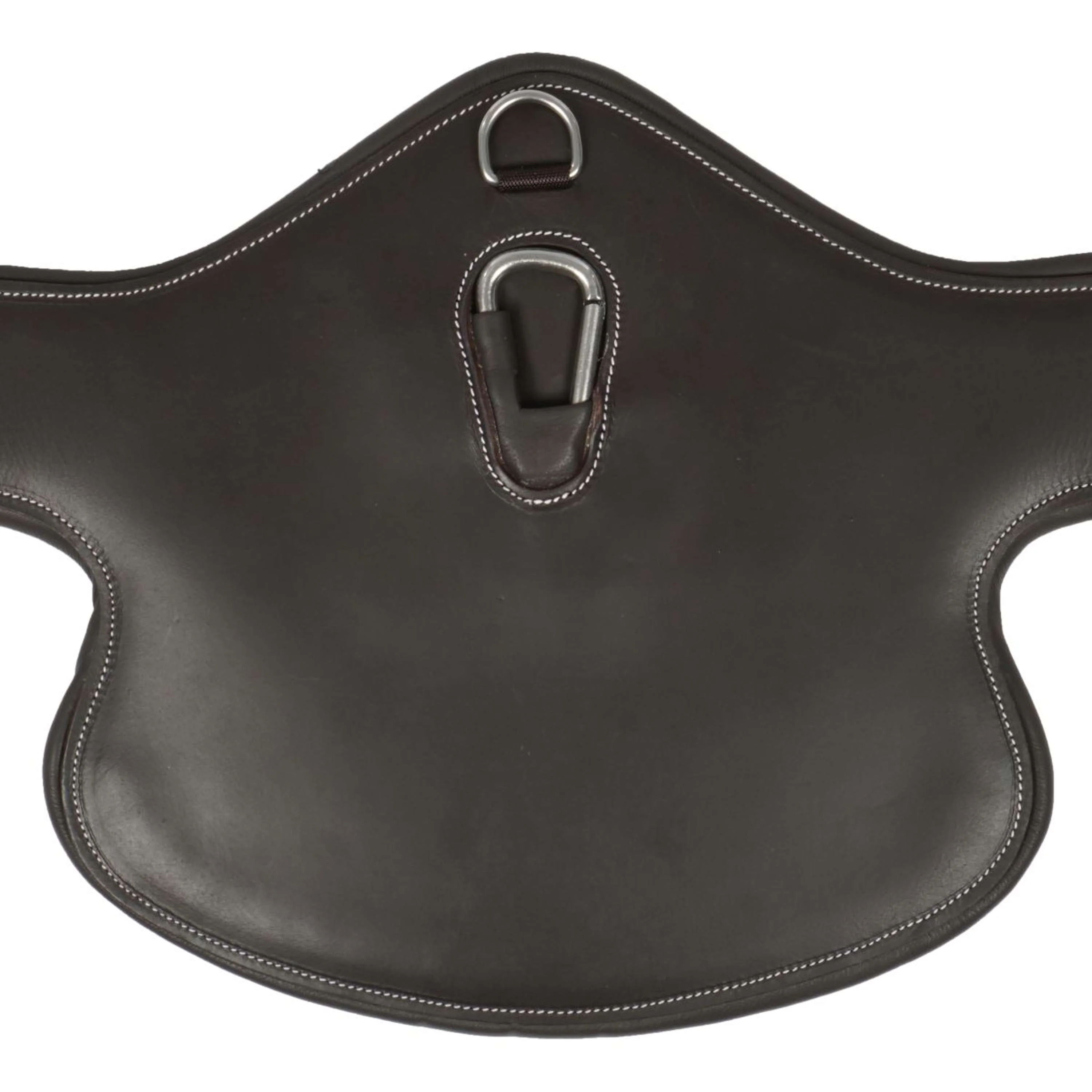 HORKA Sangle avec Protection de Ventre Cuir Marron/Argent - Image 4