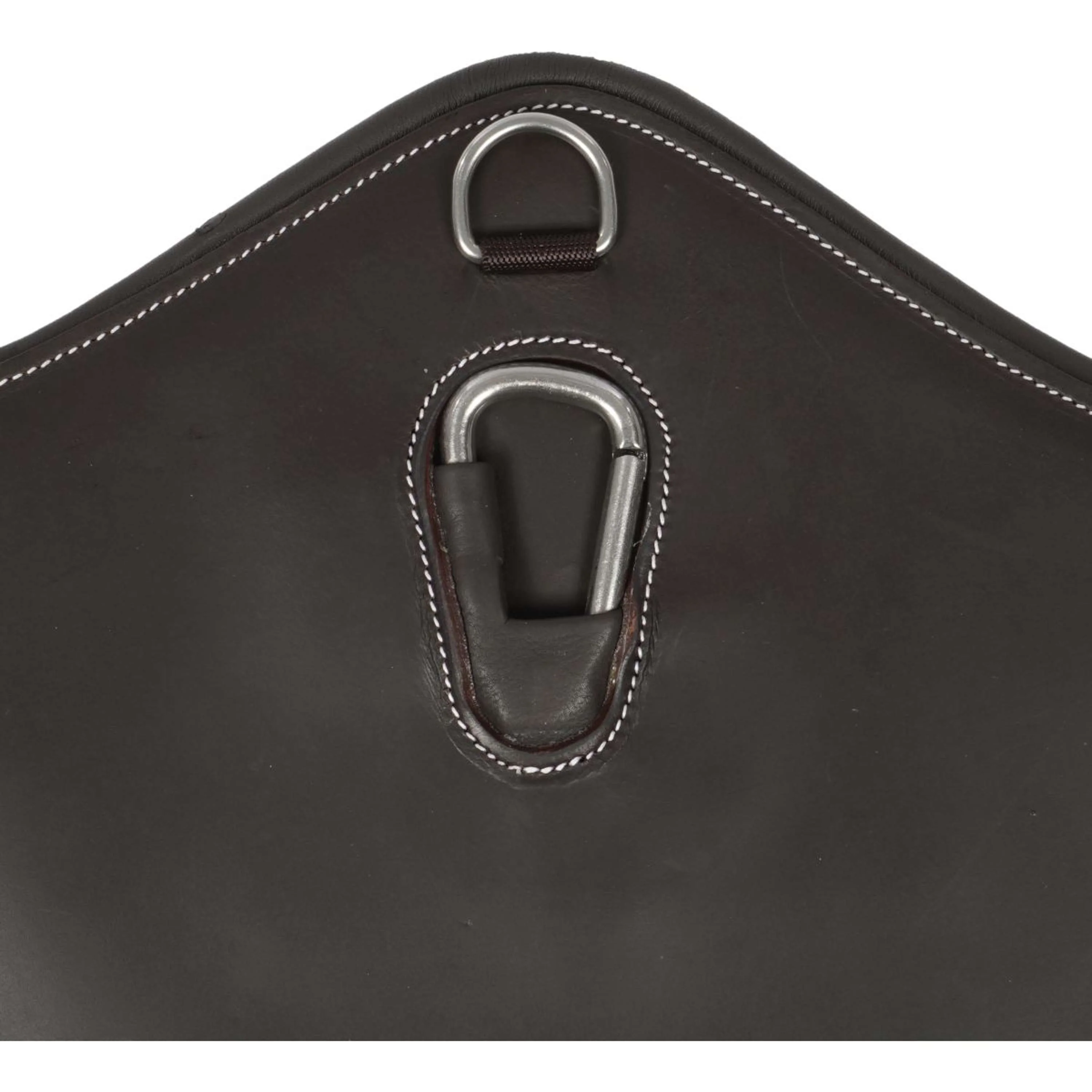 HORKA Sangle avec Protection de Ventre Cuir Marron/Argent - Image 5