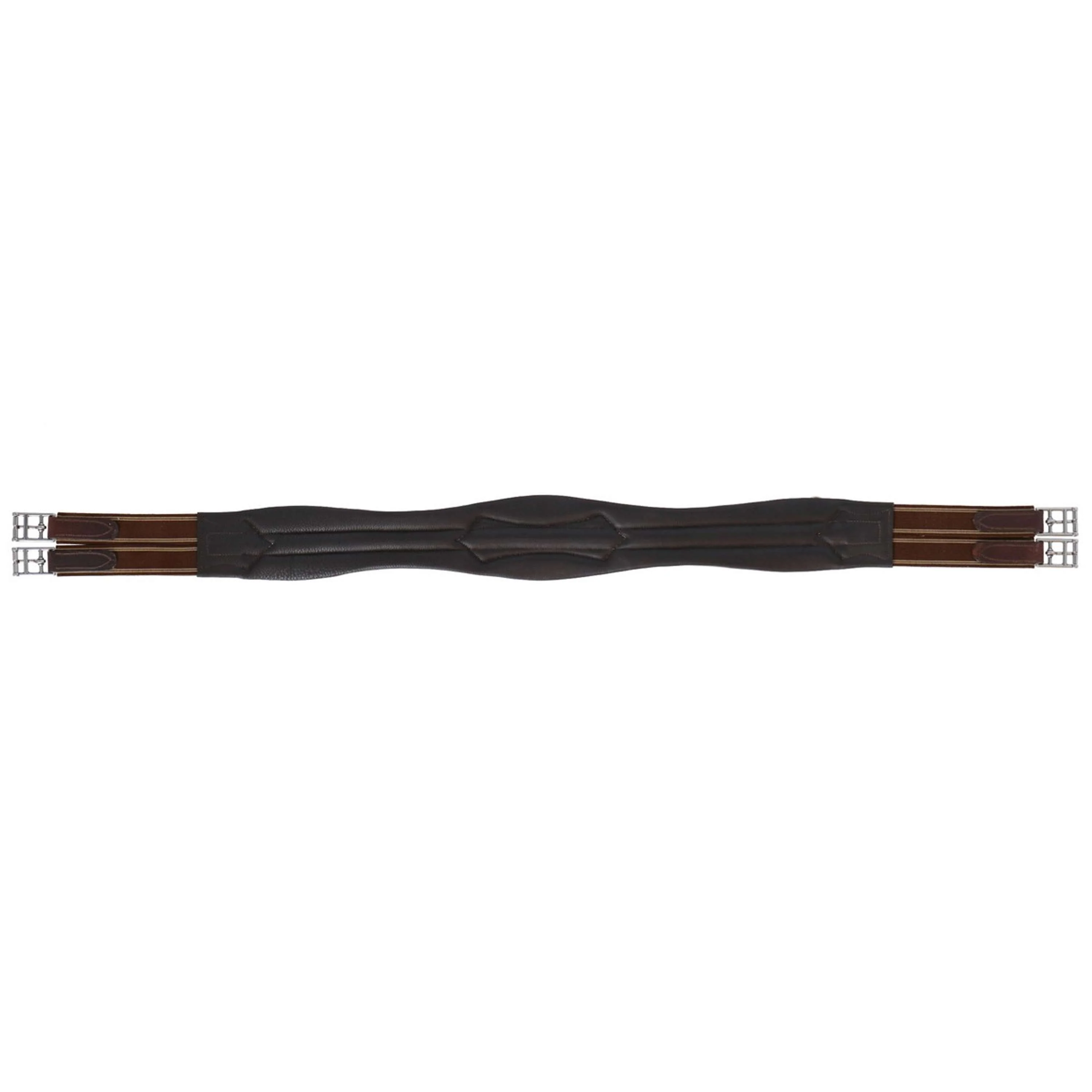 HORKA Sangle Polyvalente Cuir Marron/Argent - Image 2
