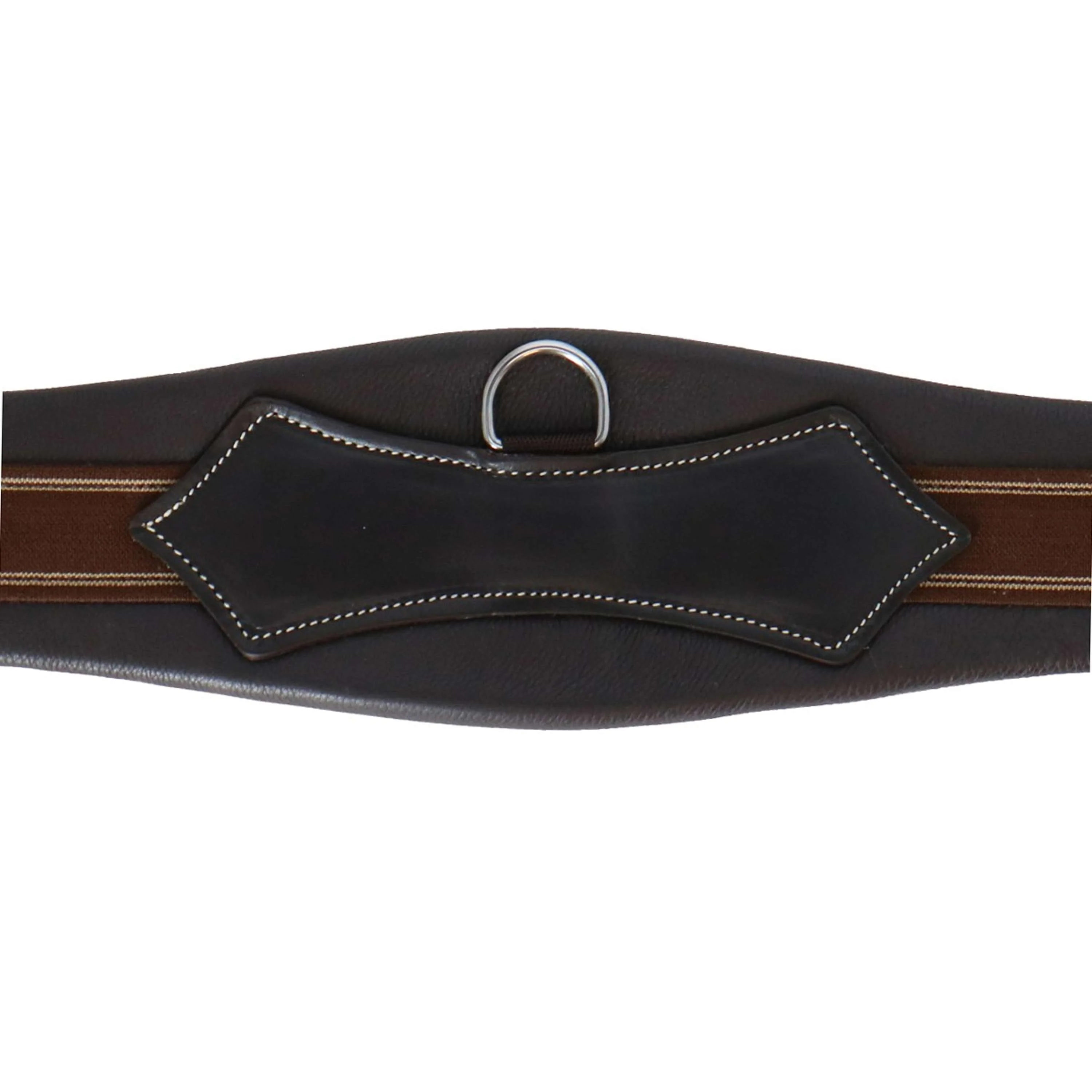 HORKA Sangle Polyvalente Cuir Marron/Argent - Image 4