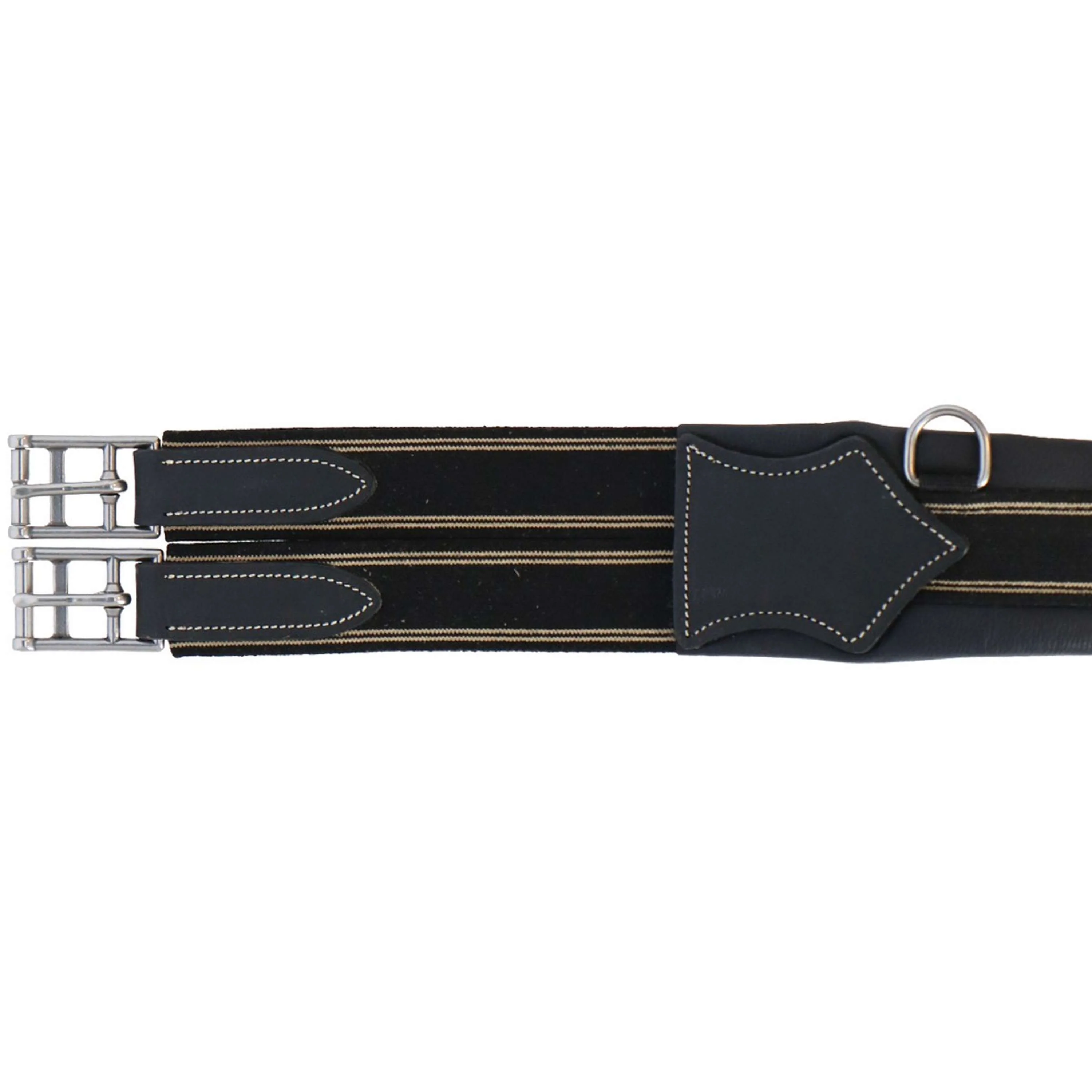 HORKA Sangle Polyvalente Cuir Noir/Argent - Image 3