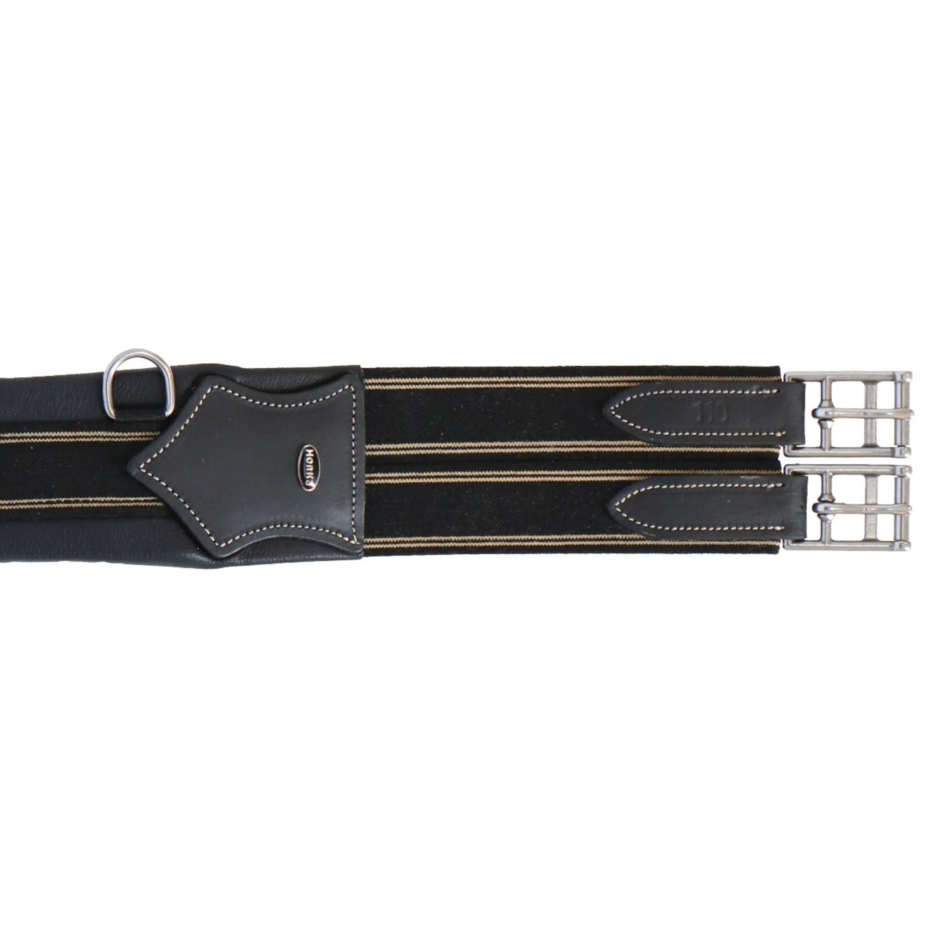 HORKA Sangle Polyvalente Cuir Noir/Argent - Image 5