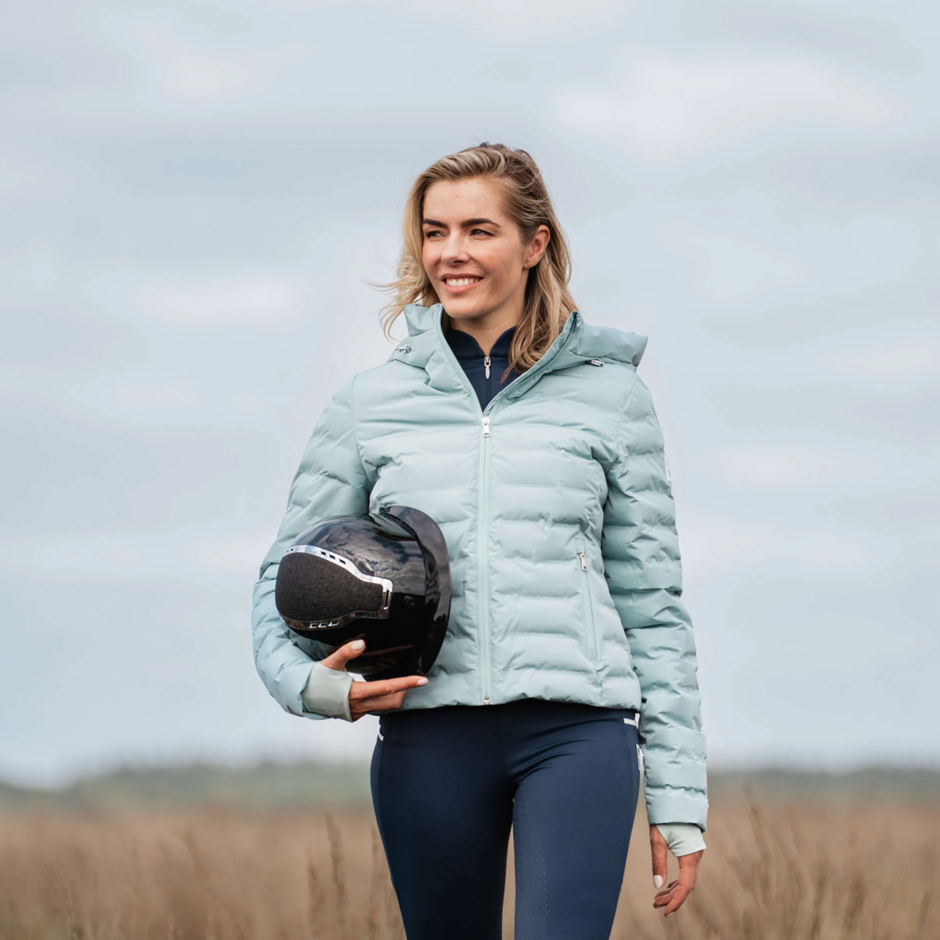 EQPRO Veste Violet Matelassé Blue Reef - Image 2