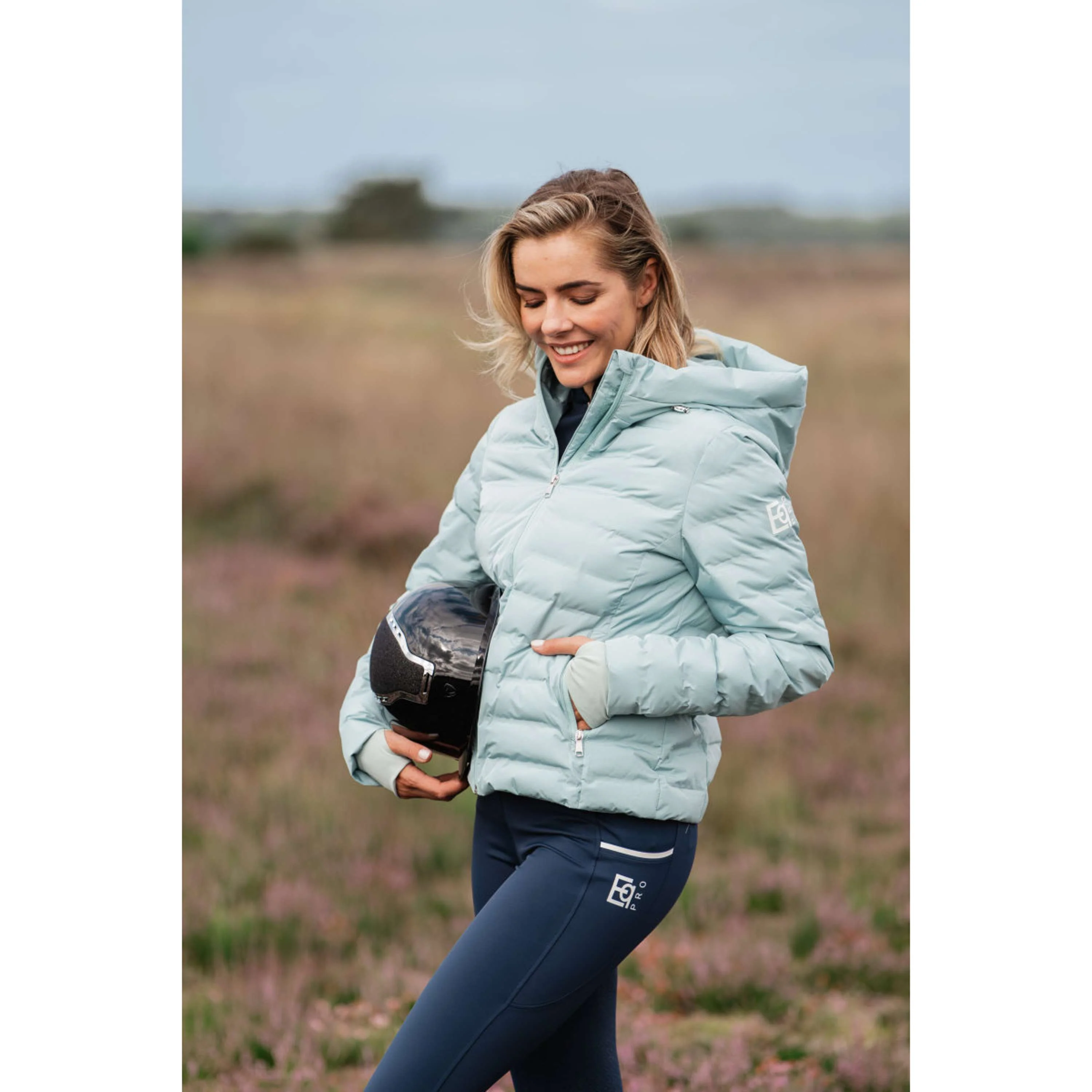 EQPRO Veste Violet Matelassé Blue Reef - Image 7