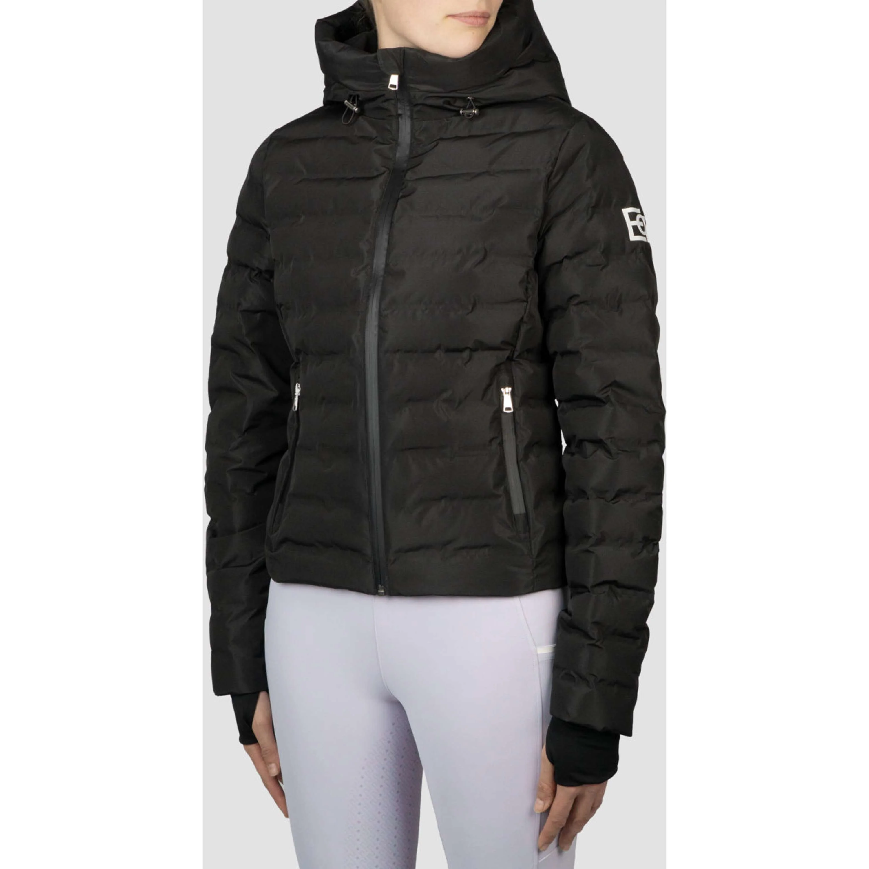EQPRO Veste Violet Matelassé Noir - Image 6